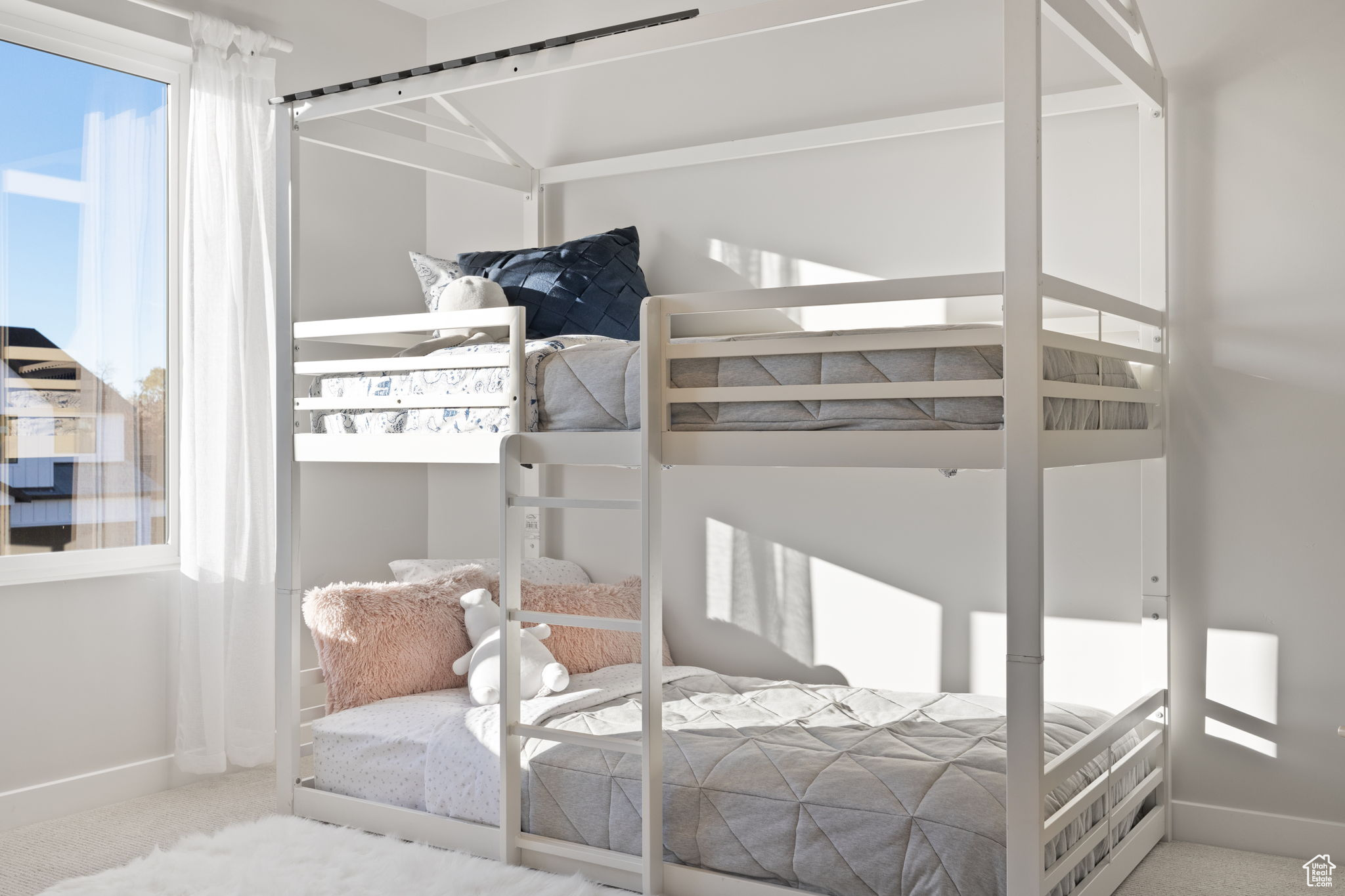 Bedroom featuring carpet flooring