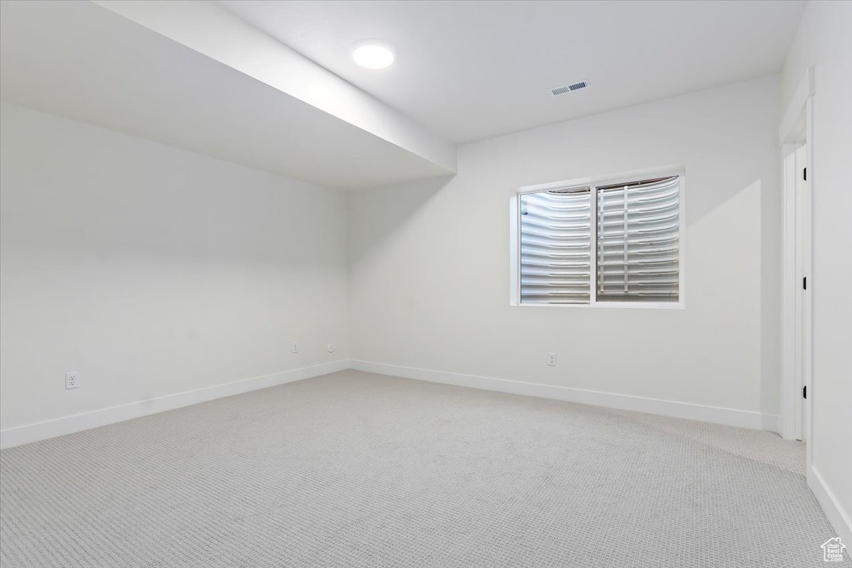 Basement bedroom