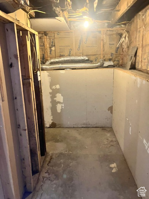 View of basement