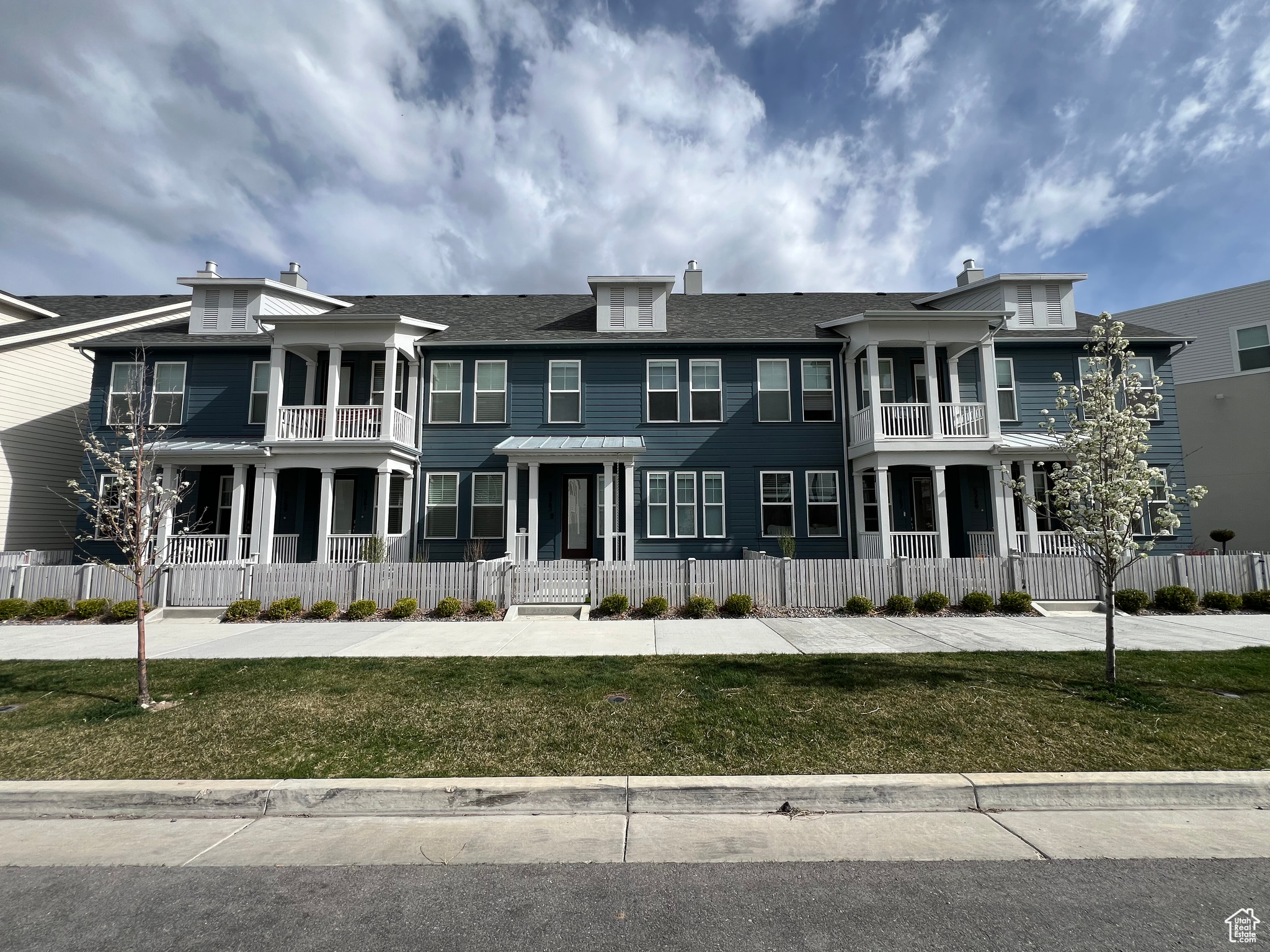 Wide view of front facade