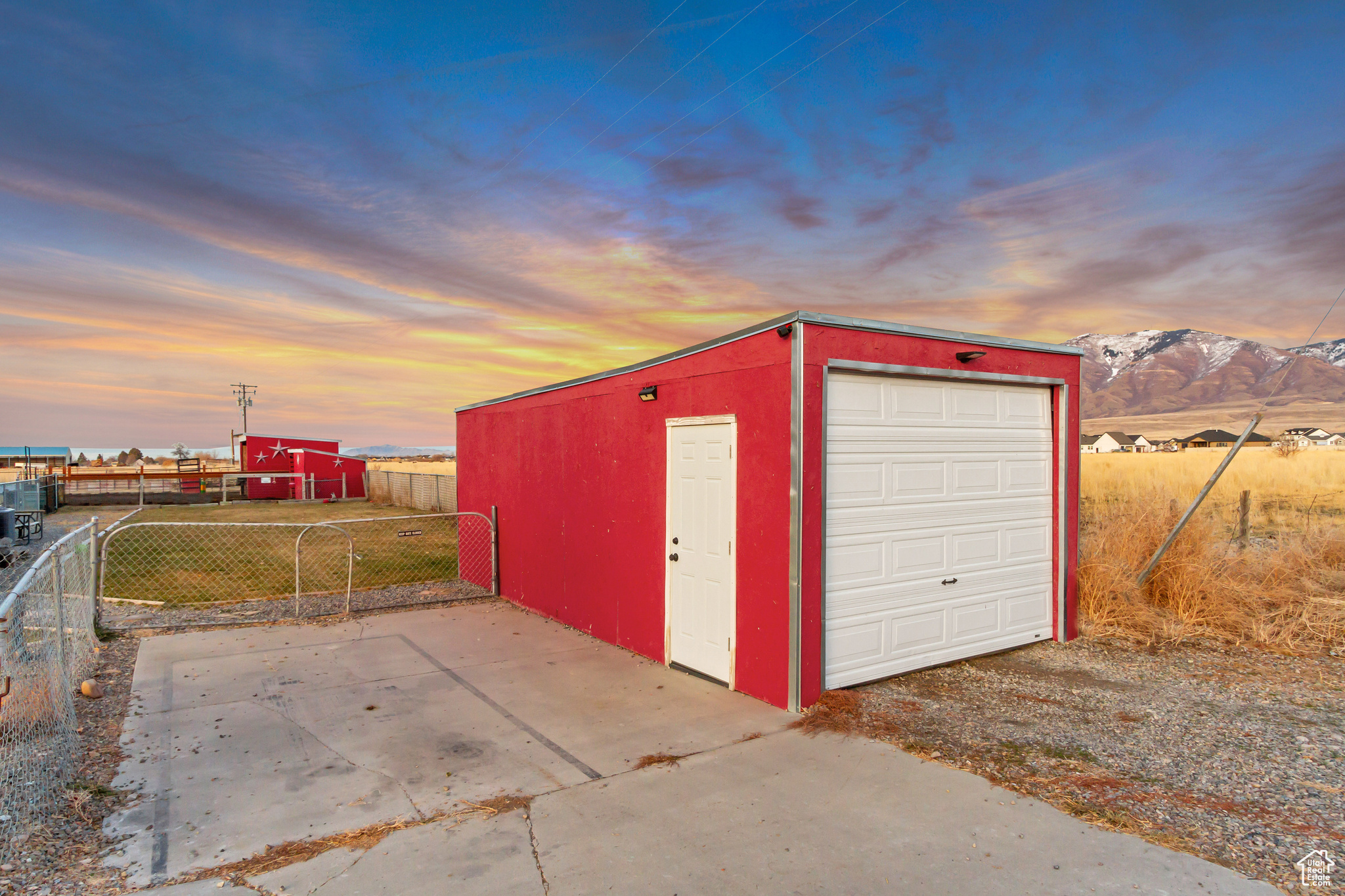 Enclosed carport