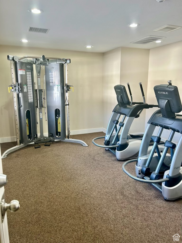 View of exercise room