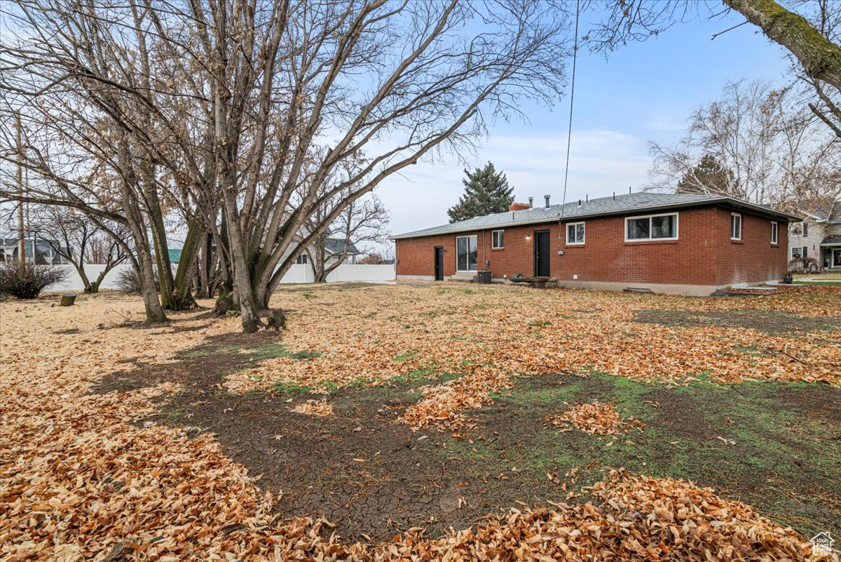 View of back of house