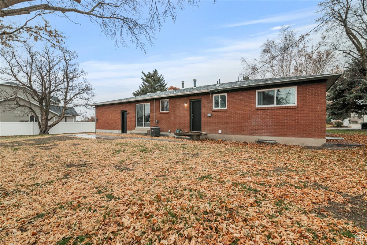 View of back of house