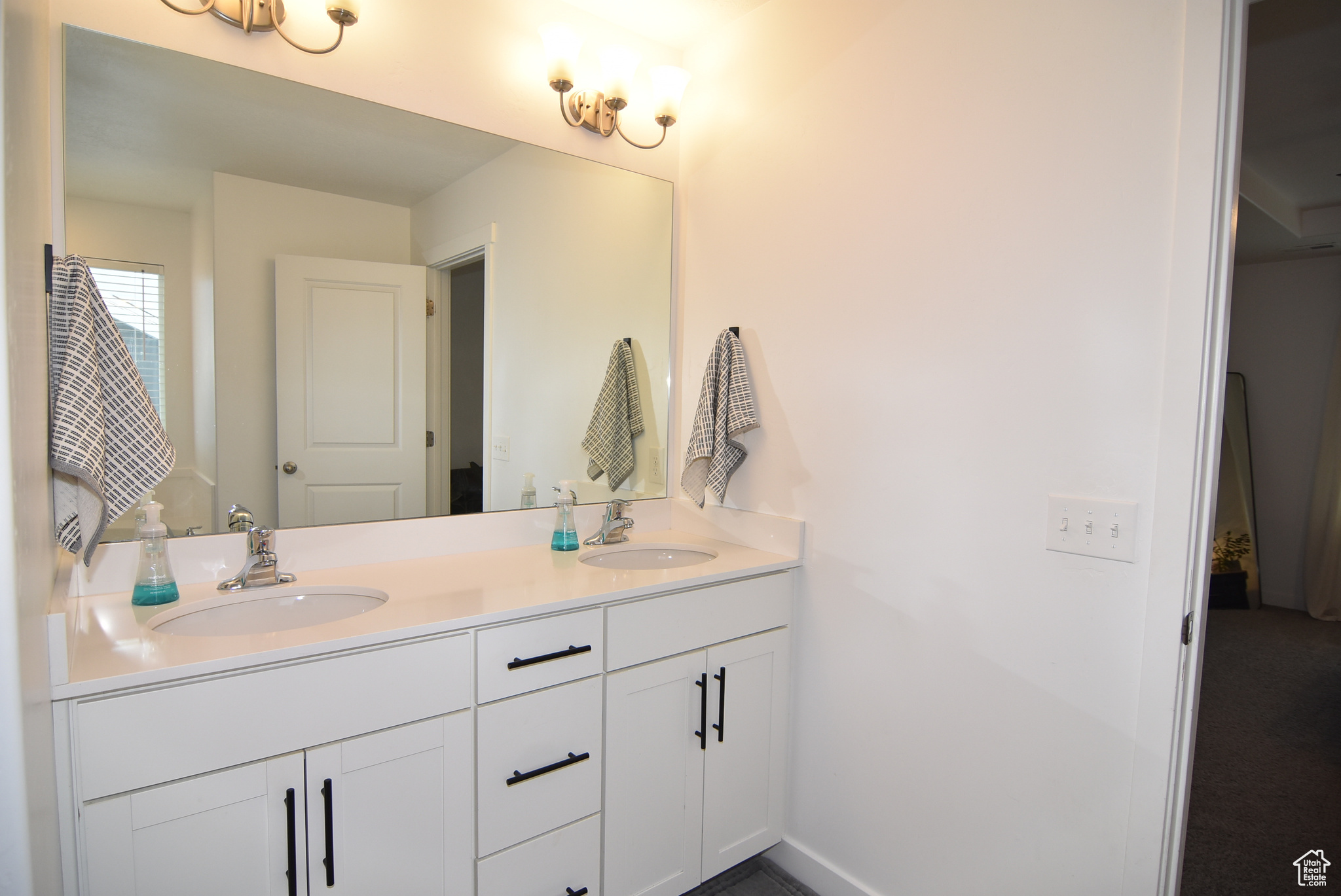 Double basin Master Bathroom vanity