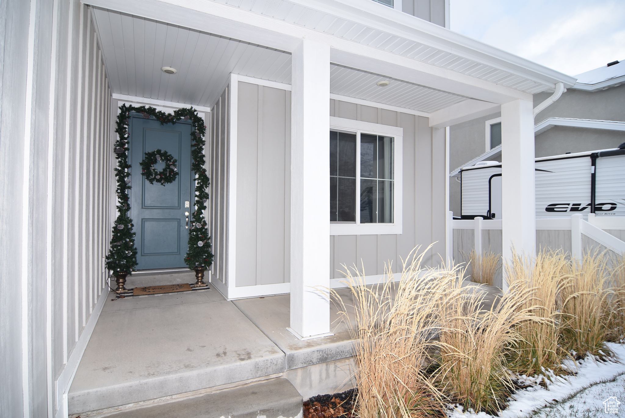 Covered front porch