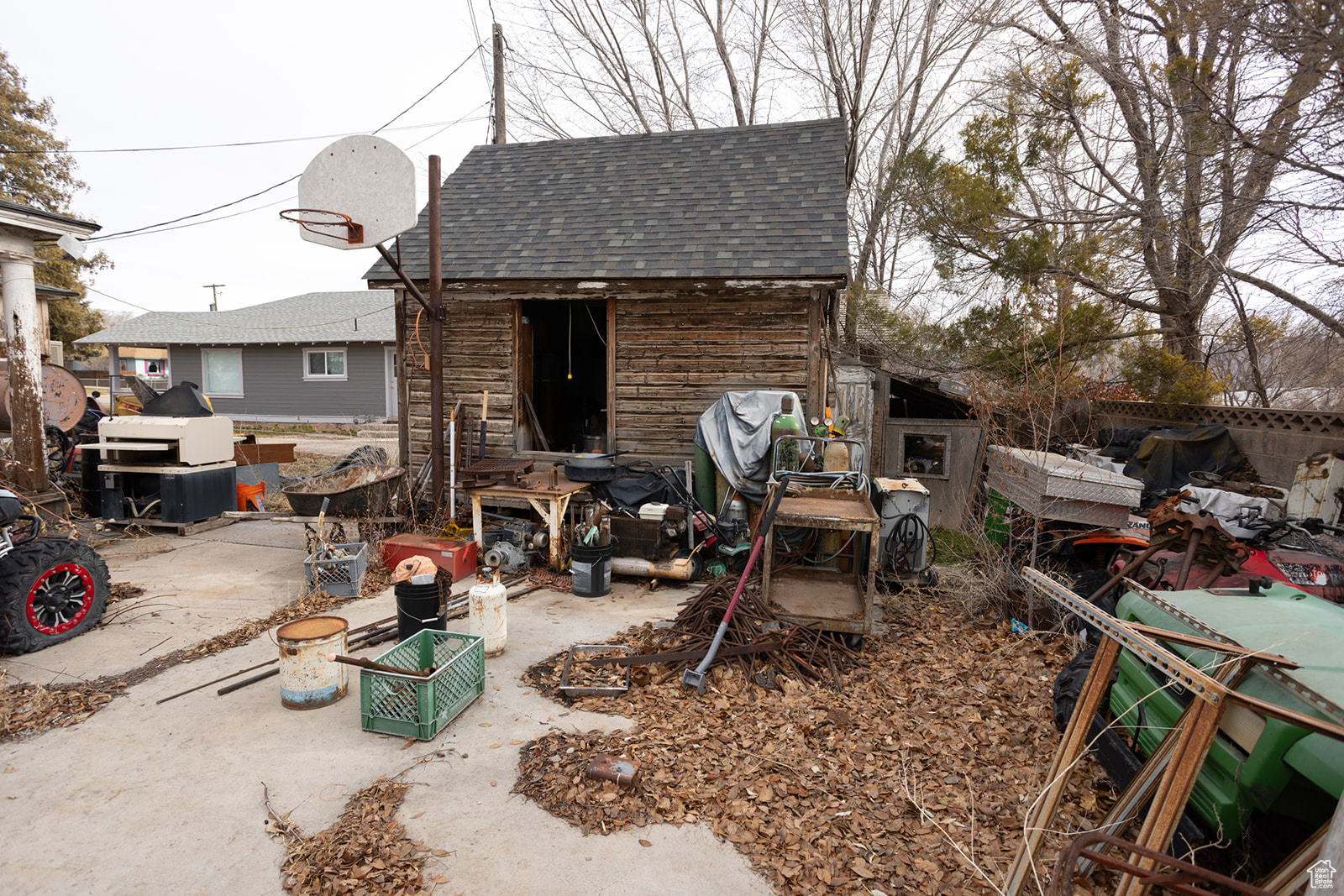 View of back of property