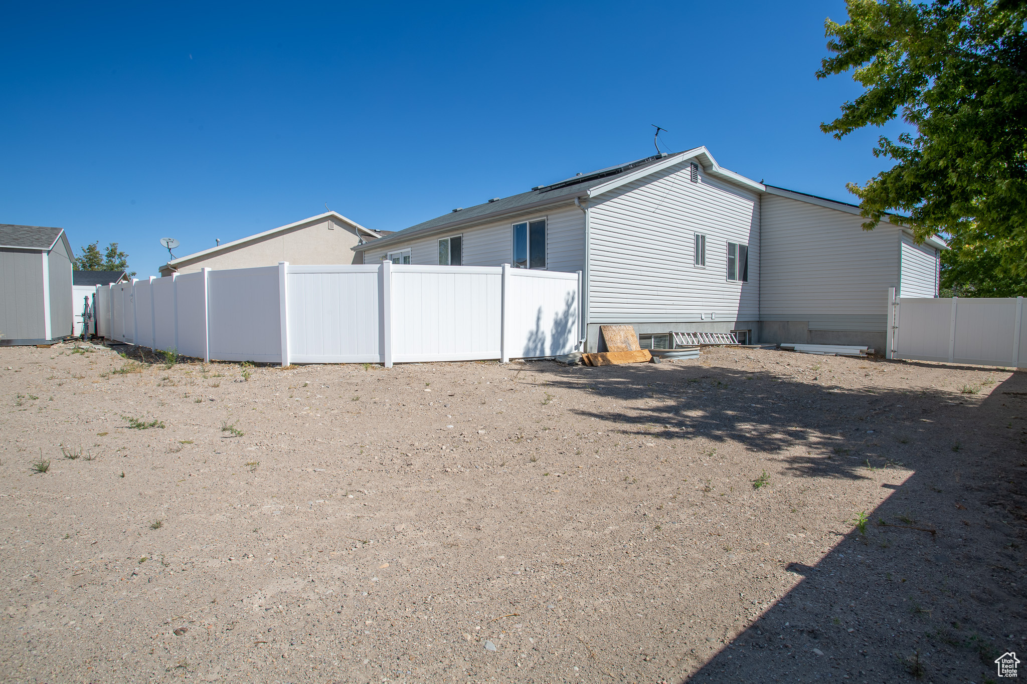 View of back of property