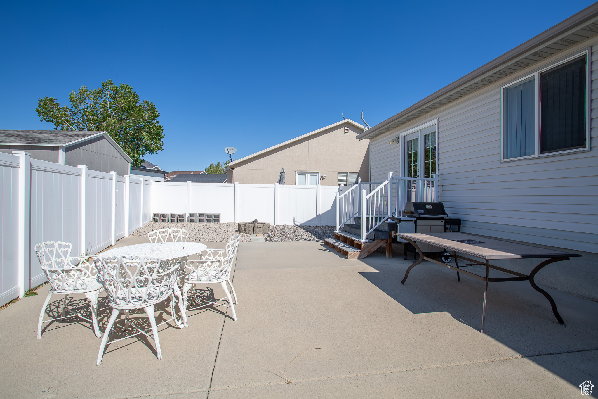 View of patio