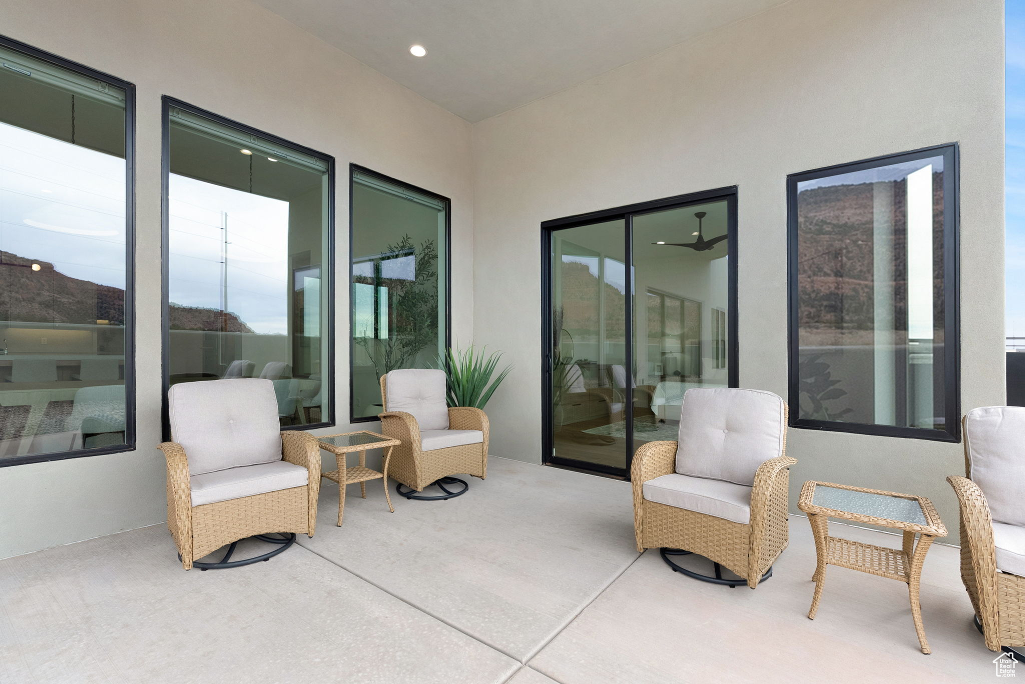 View of patio / terrace off of Primary bedroom