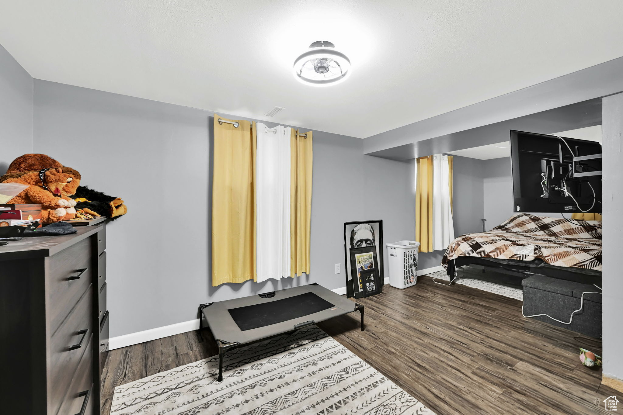 Bedroom featuring hardwood / wood-style floors