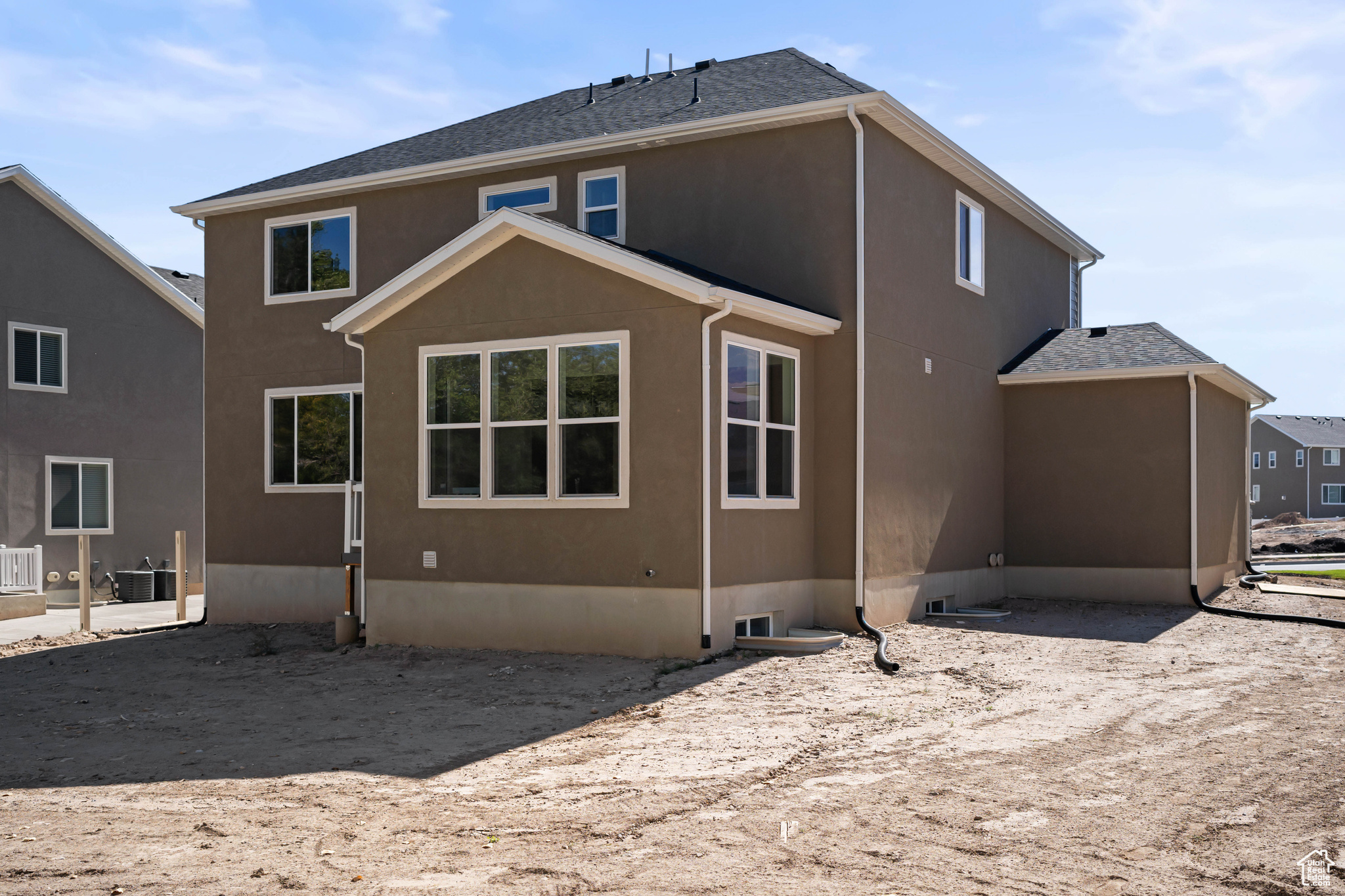 View of back of property