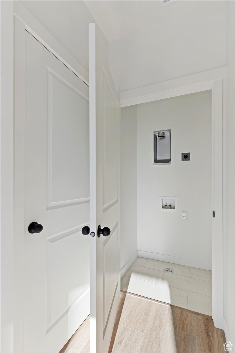 Bathroom featuring wood-type flooring