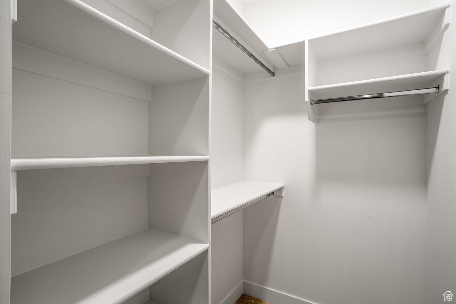 View of spacious closet