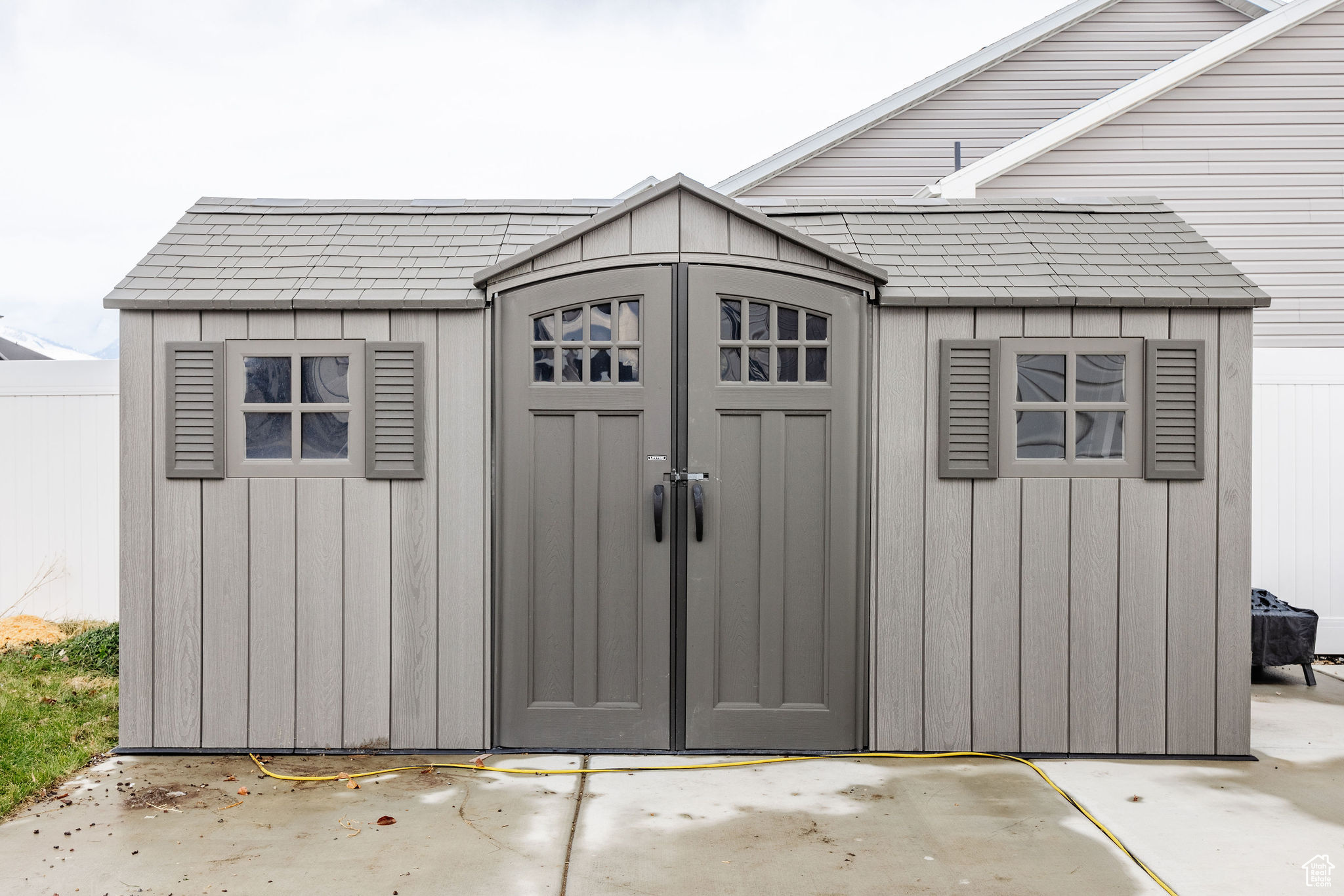 View of outbuilding