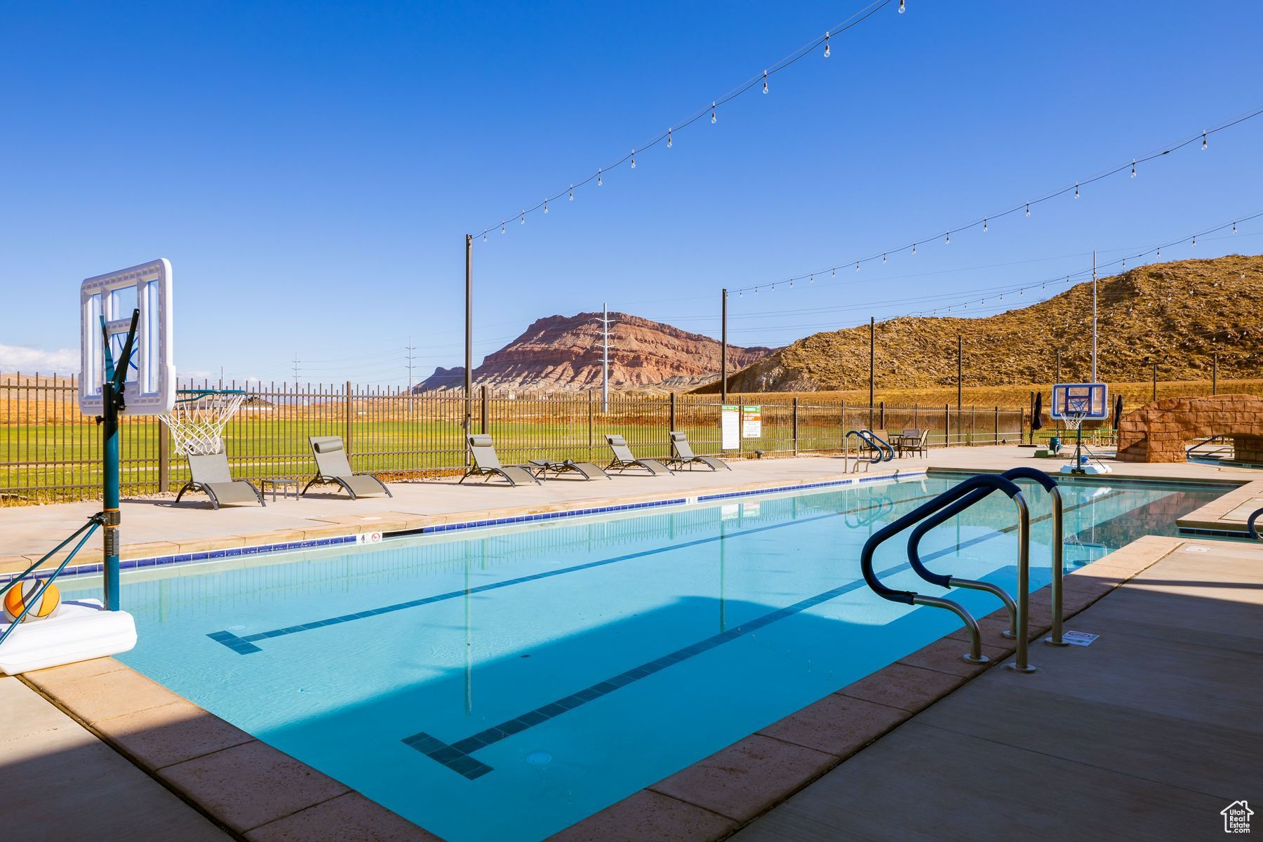 Lap Pool with Mountain Views