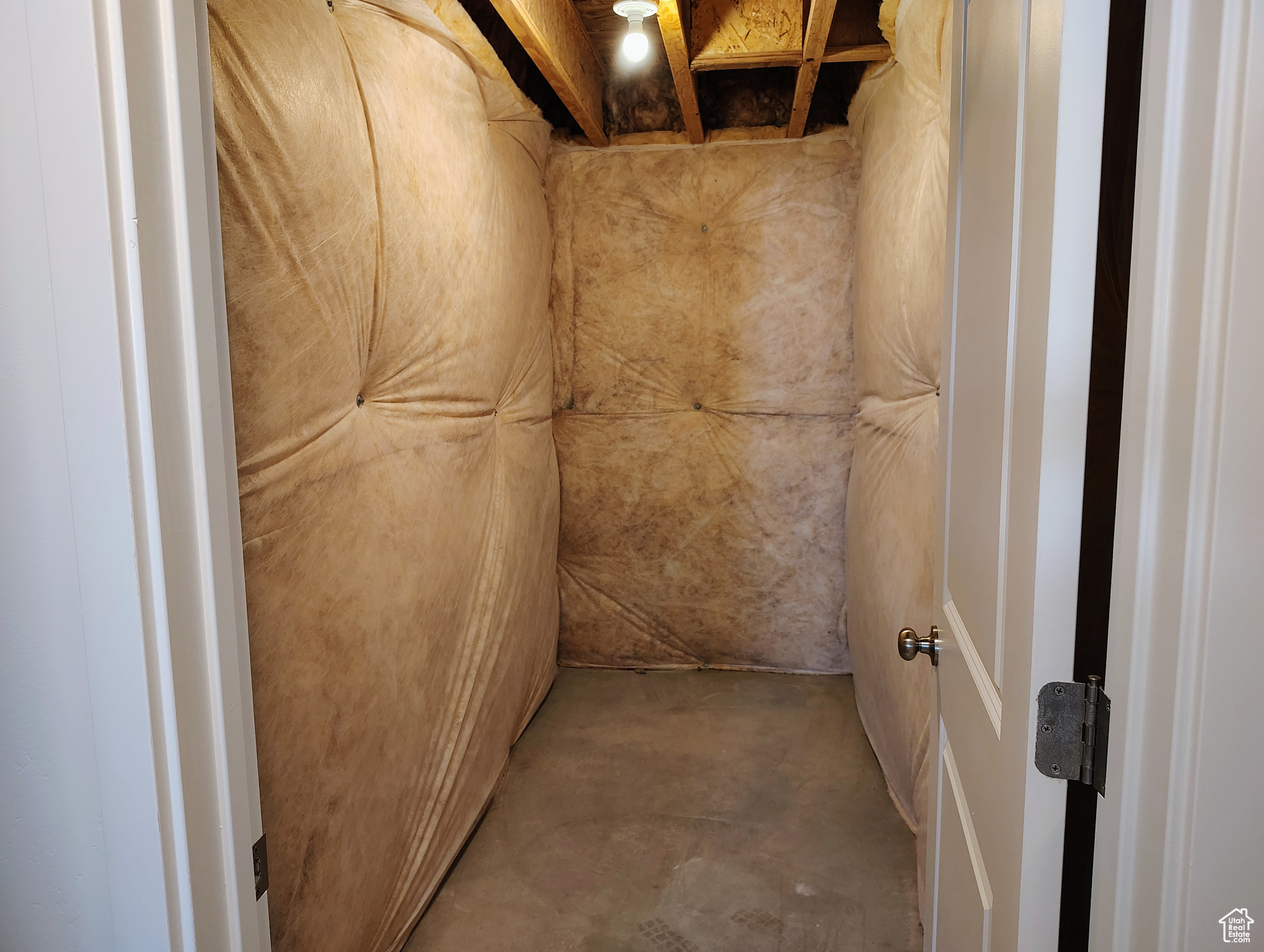 Basement storage room