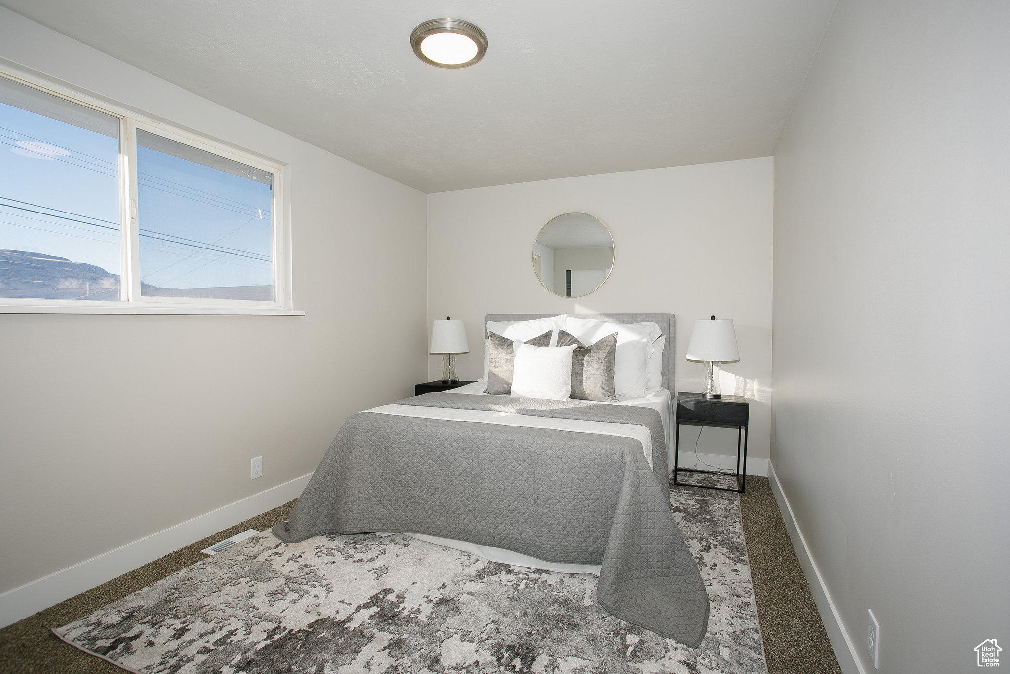 Bedroom featuring carpet flooring