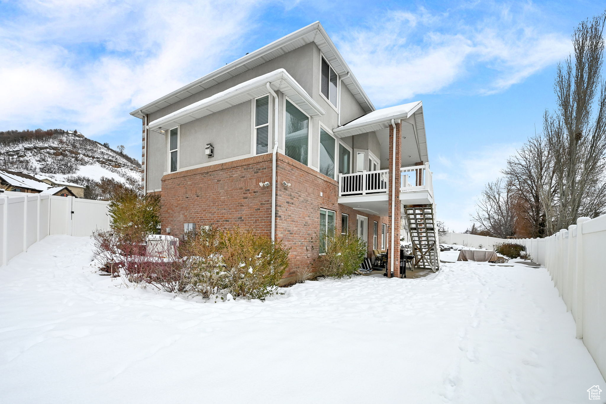 View of snowy exterior