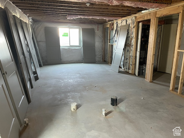 View of basement