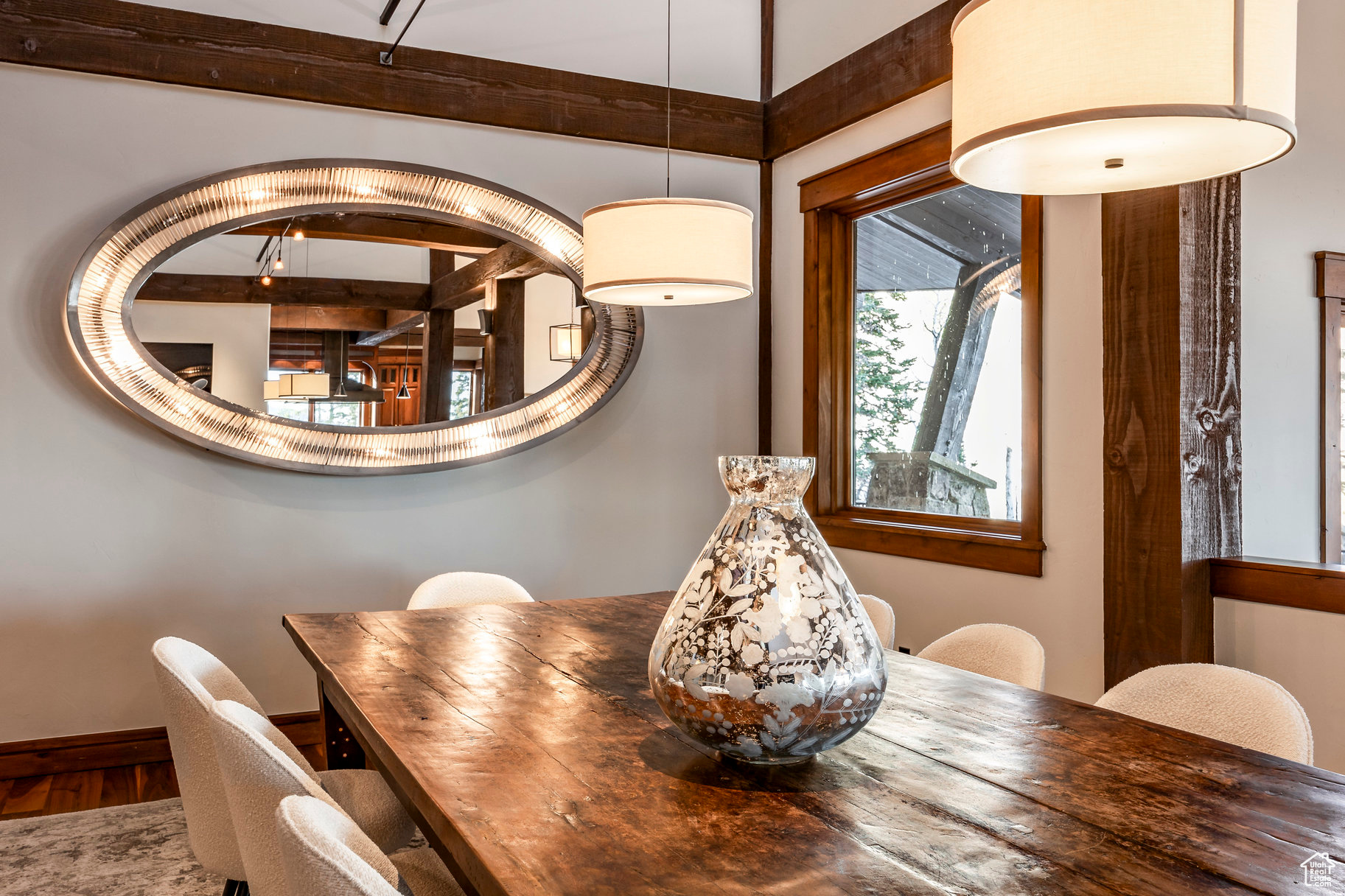 Dining room featuring hardwood / wood-style floors