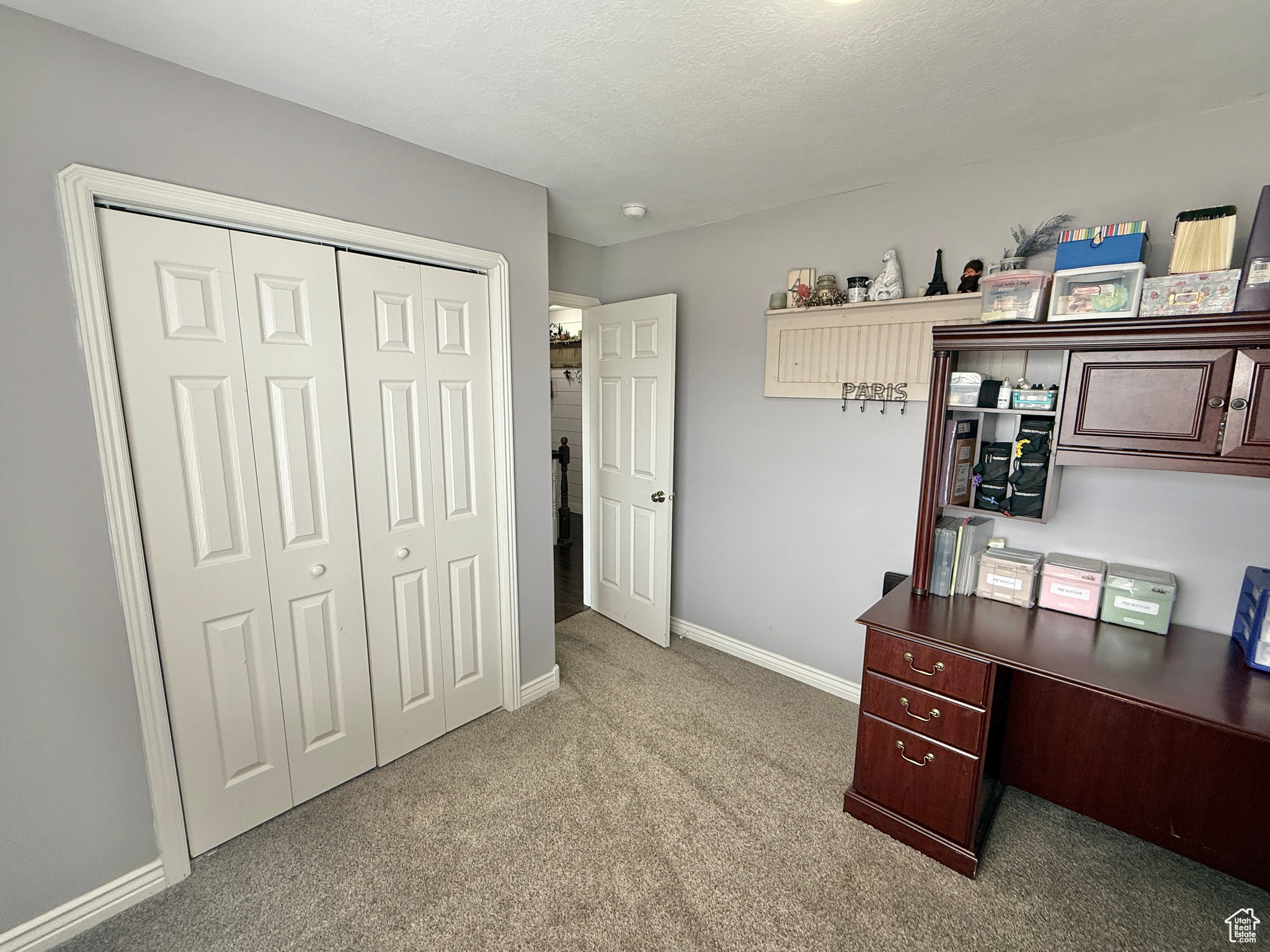 View of carpeted office