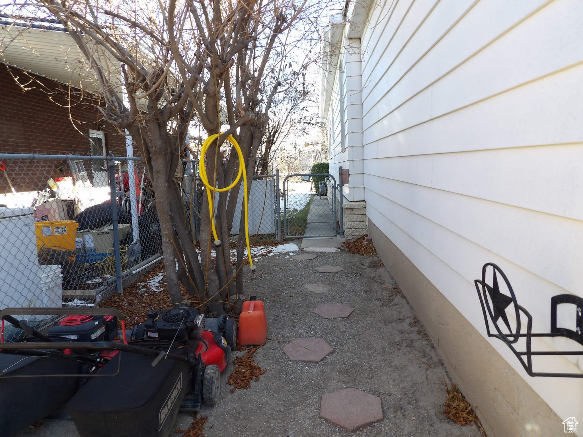 View of north side of house and yard.
