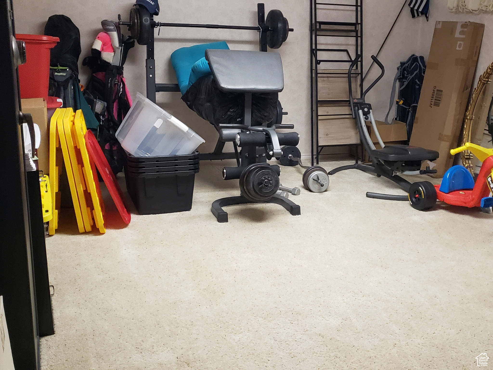 Den or office in basement.