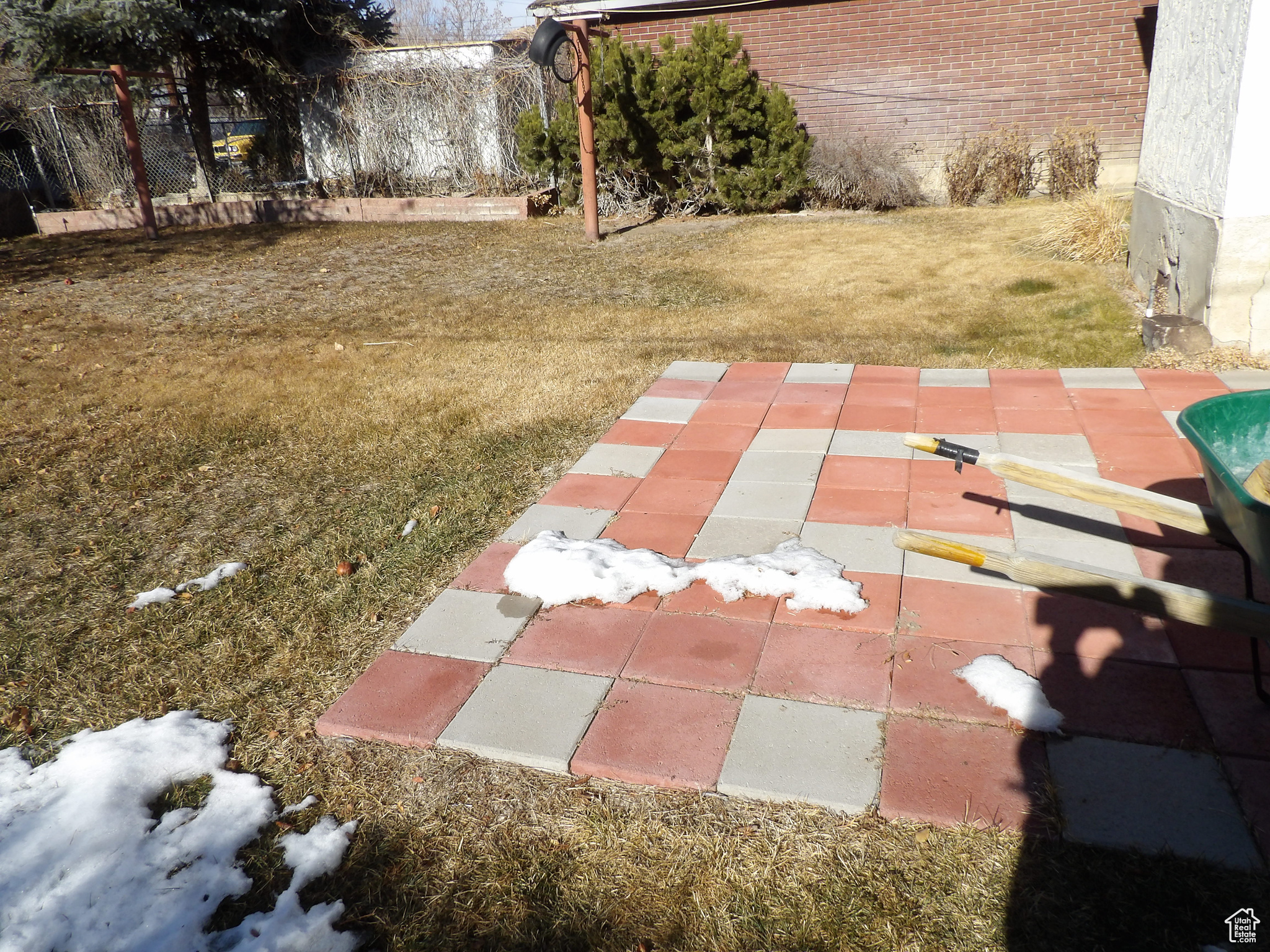 View of backyard with a patio area