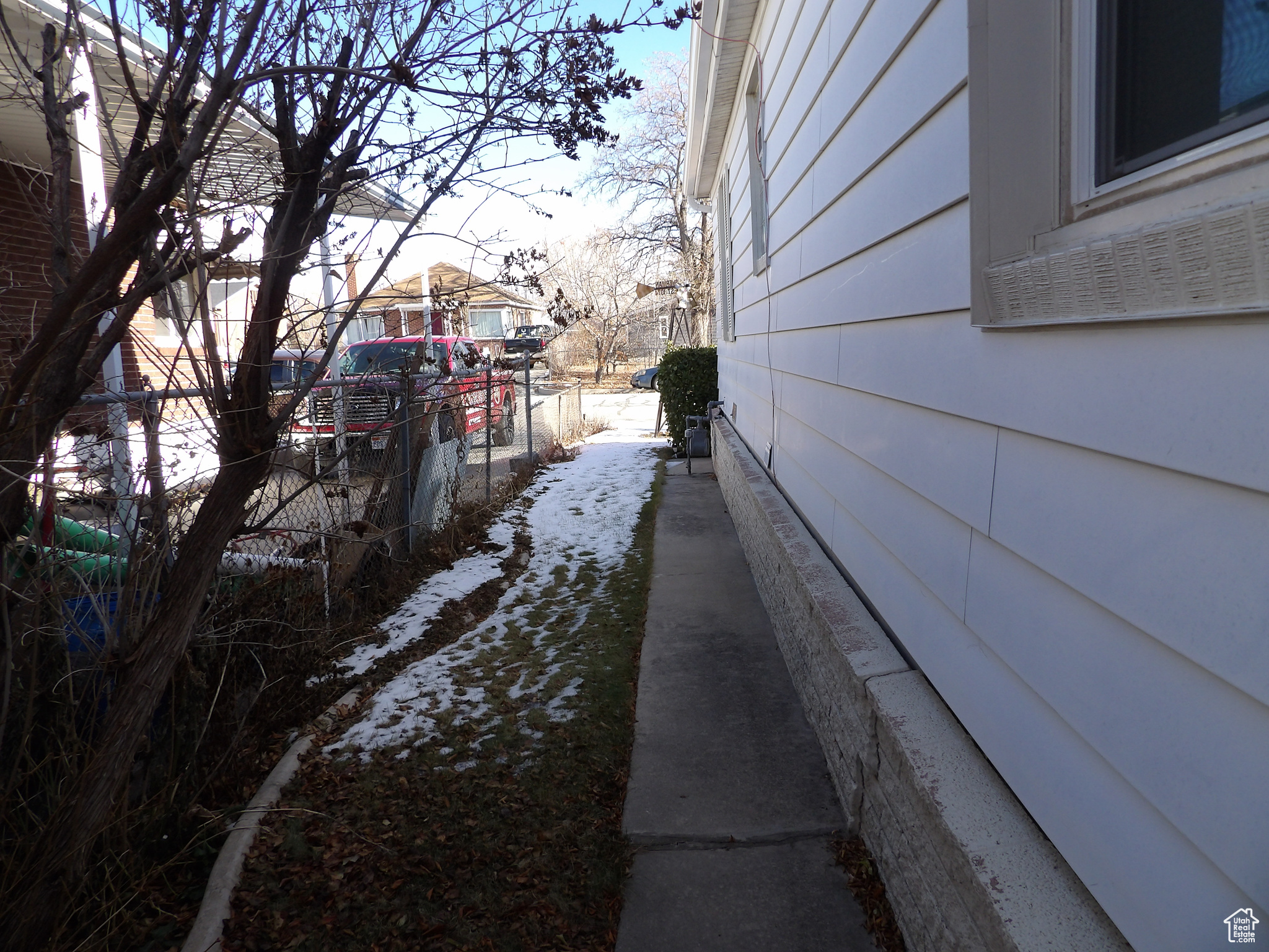 View of north side of house and yard.