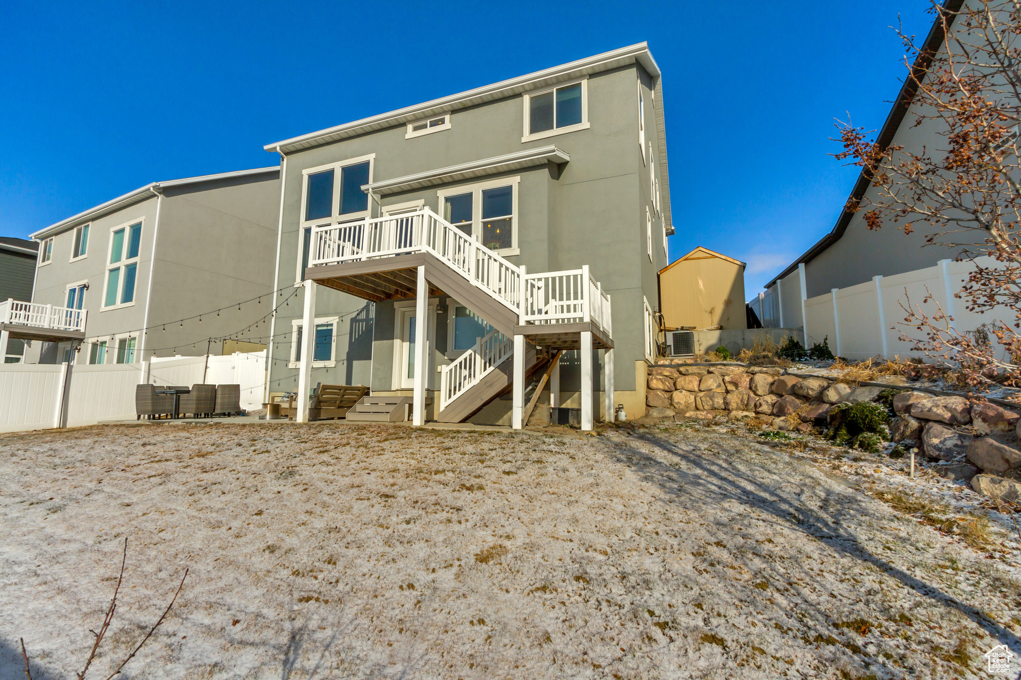 View of rear view of house