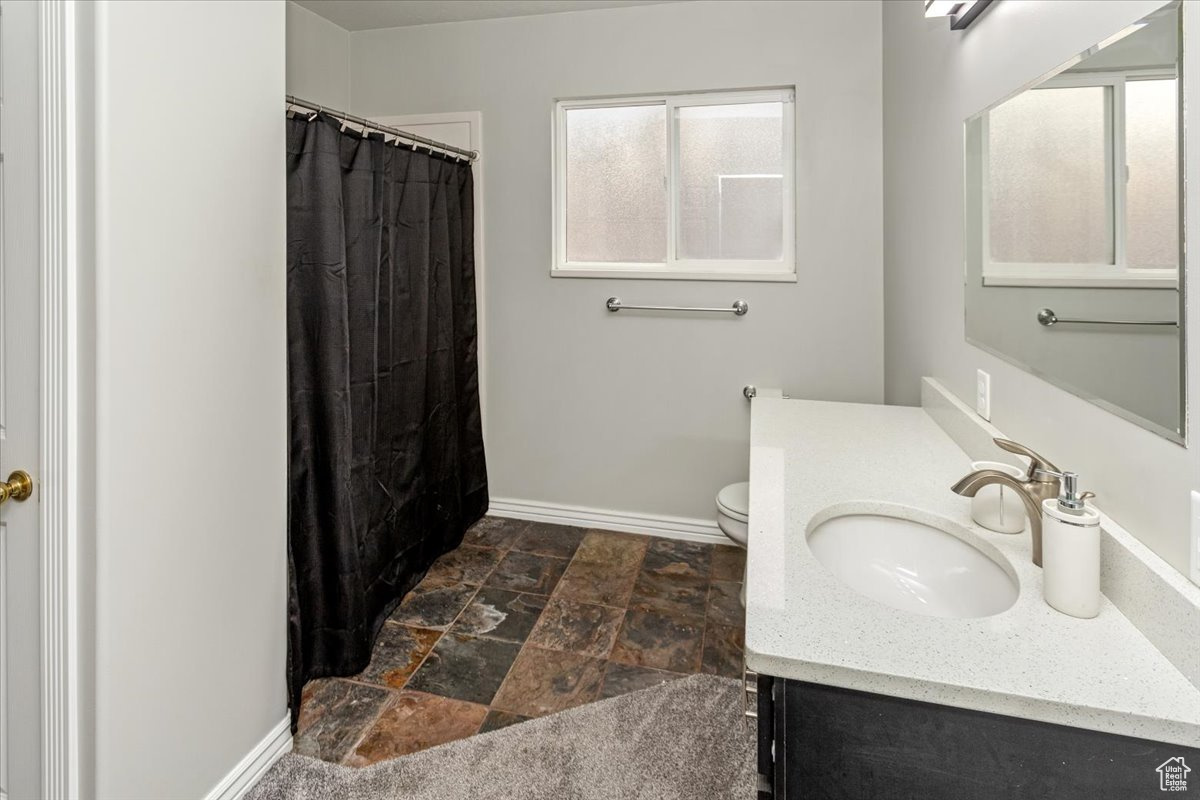 Basement bathroom