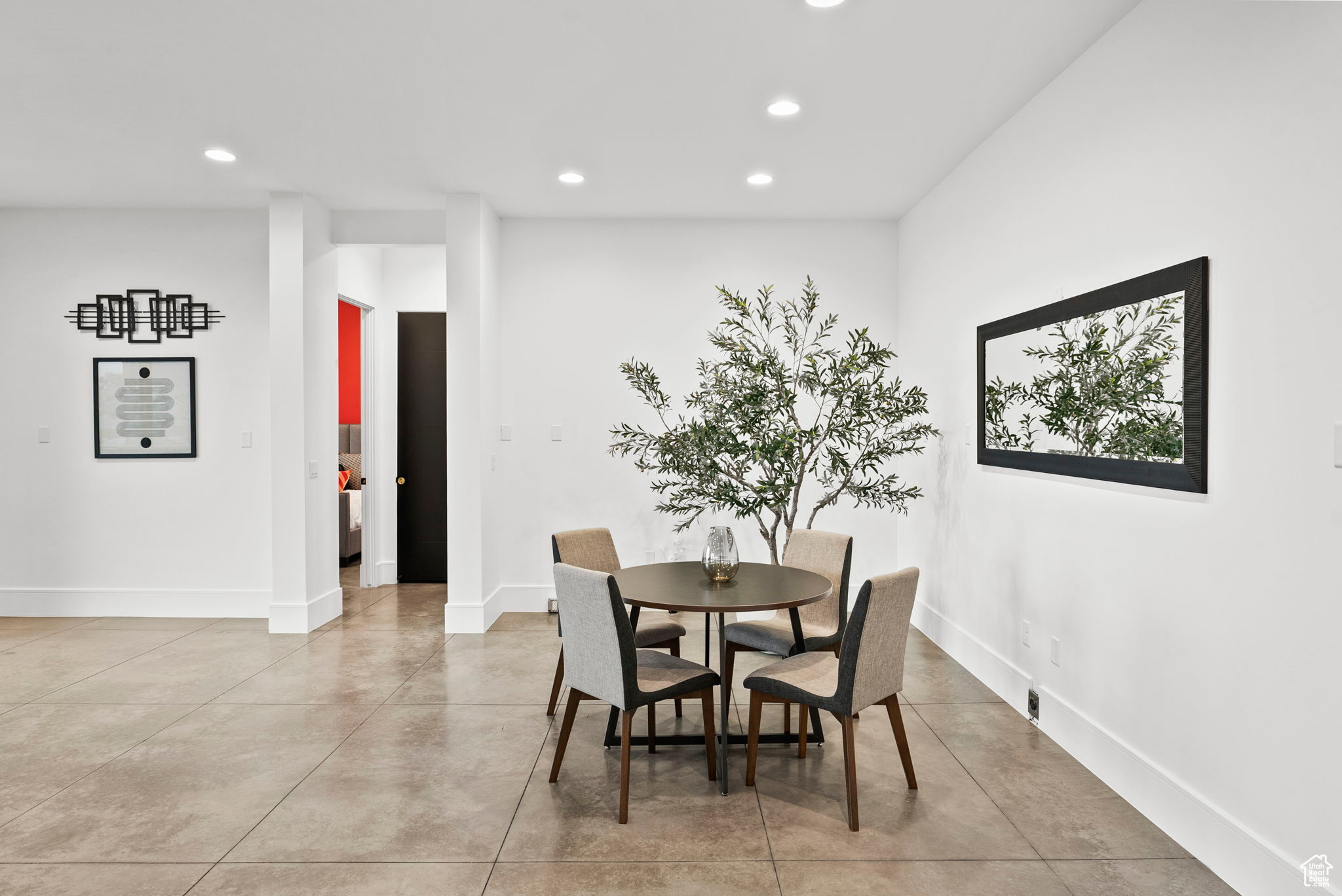 View of dining room