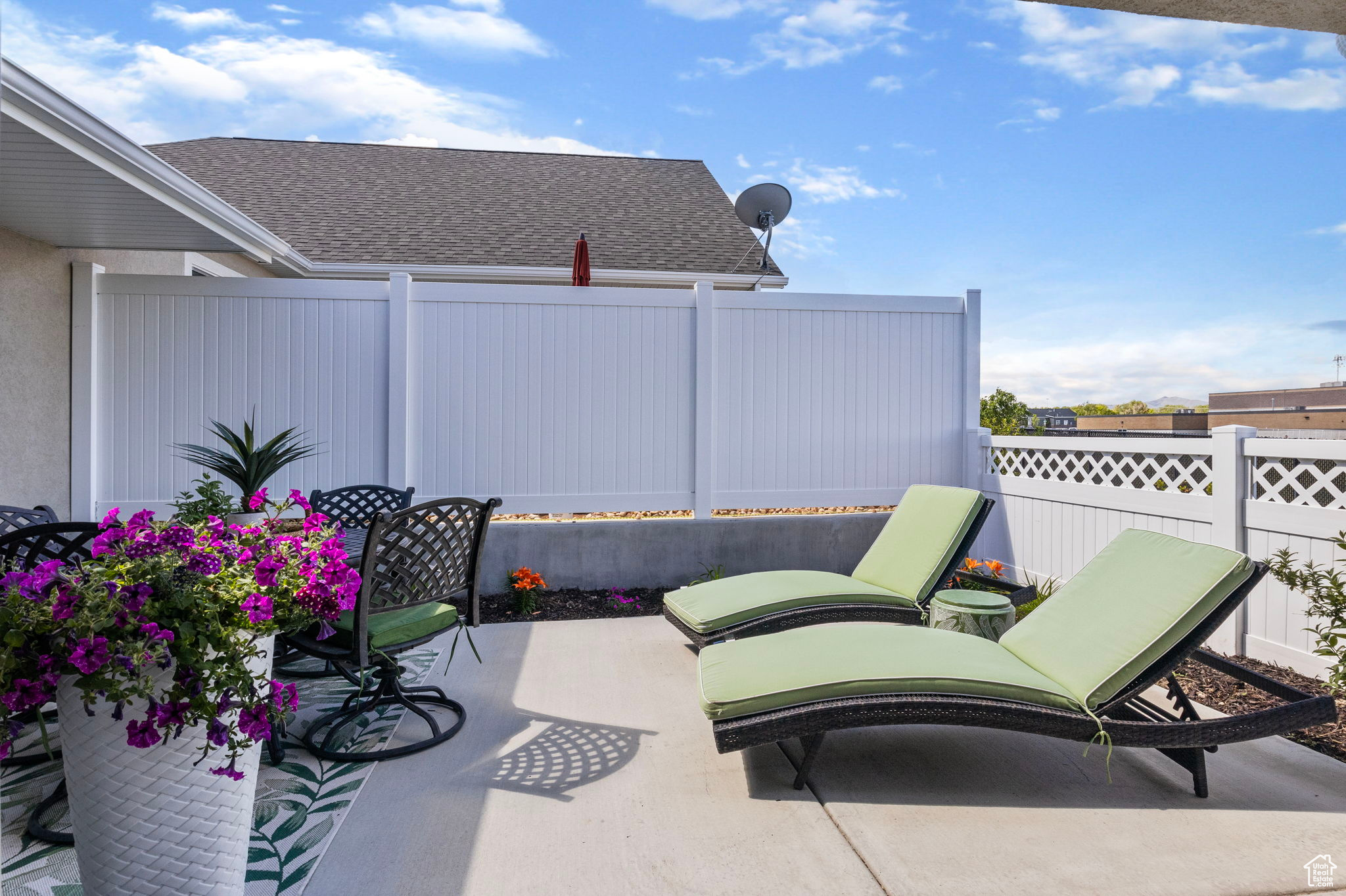 View of patio