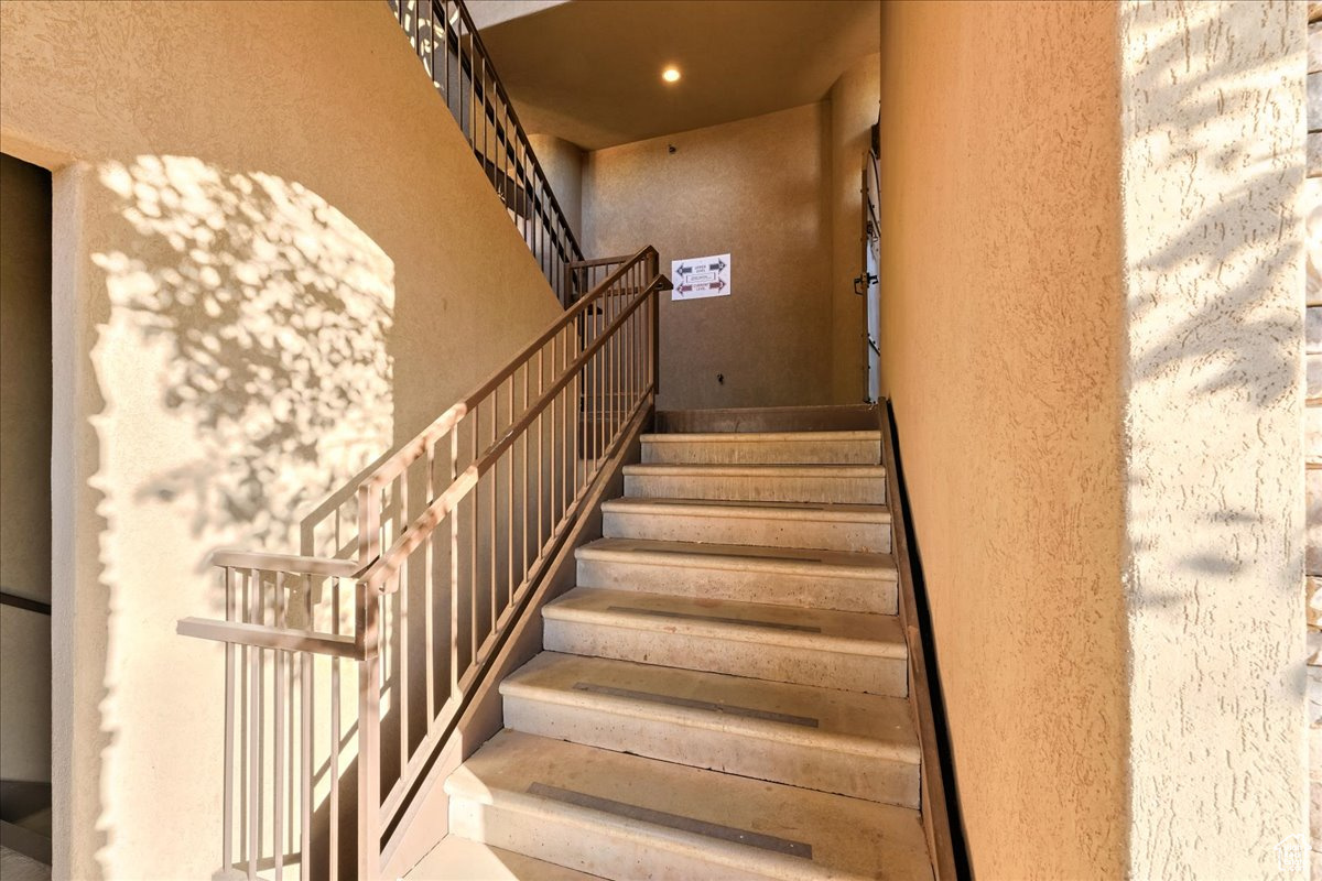 View of stairs