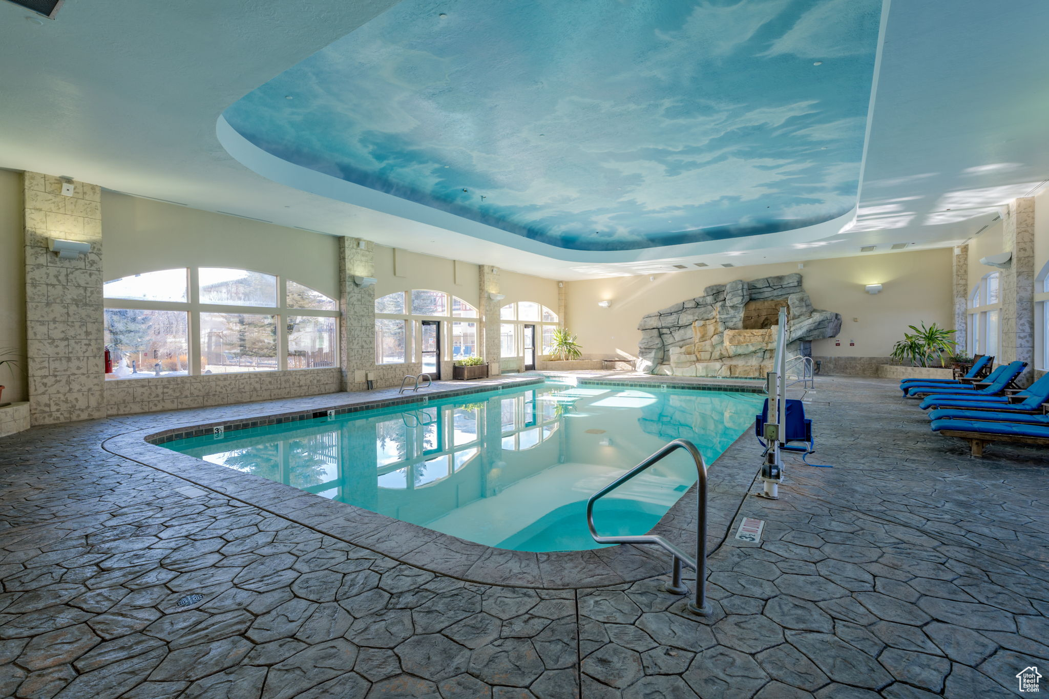 View of pool