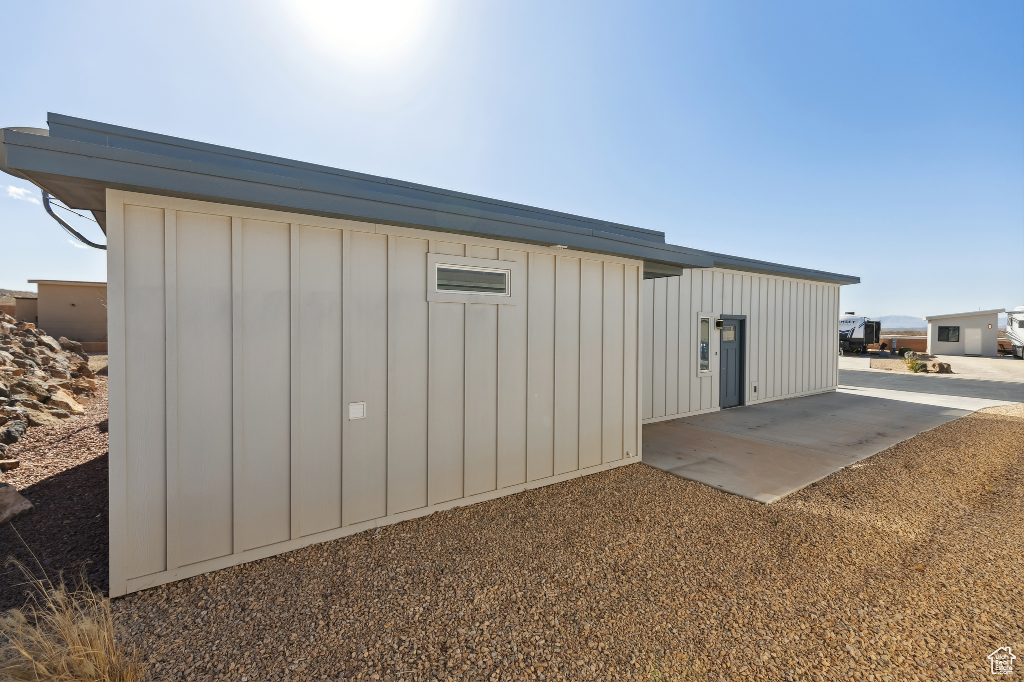 View of outbuilding