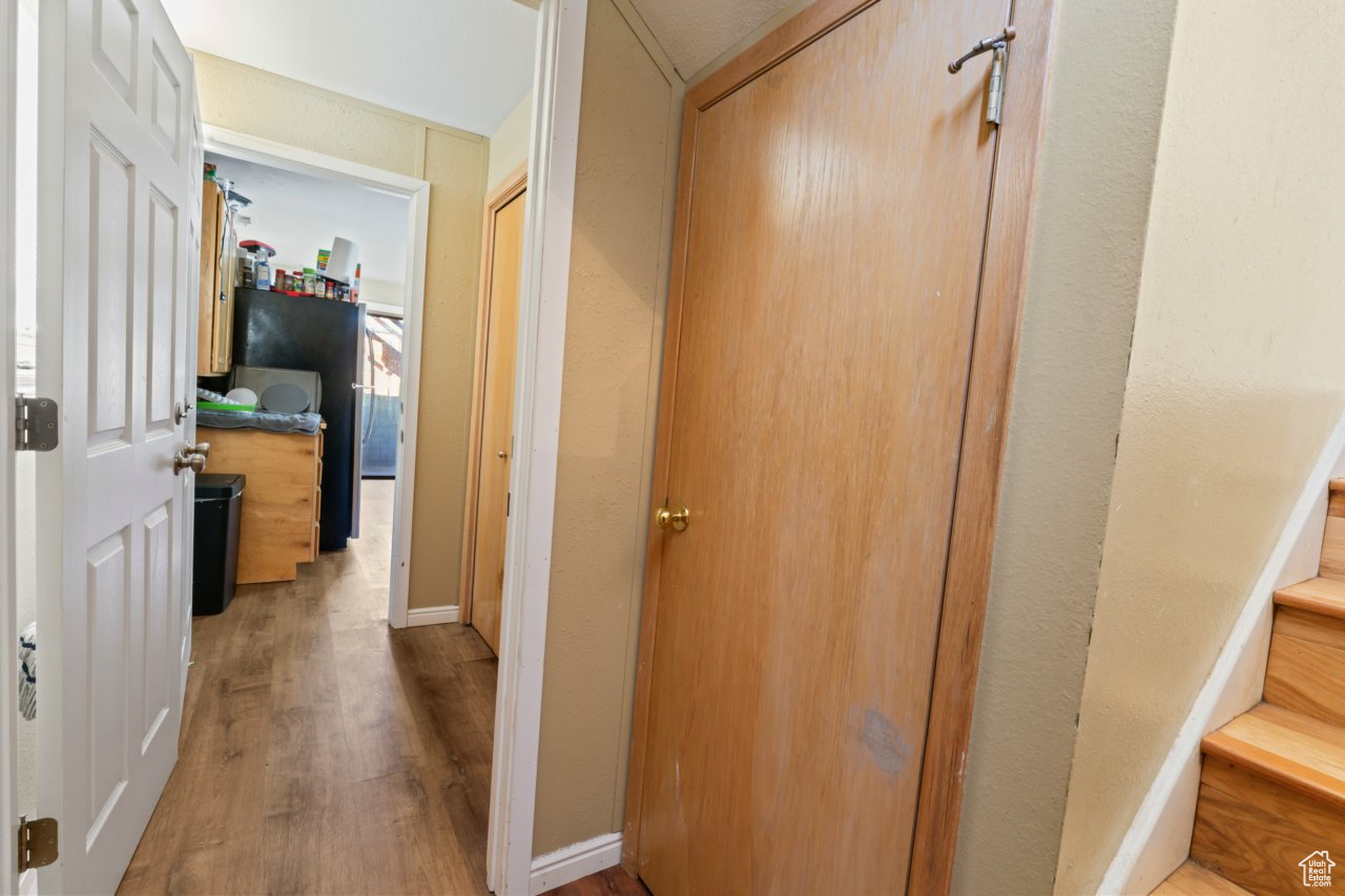 Hall featuring hardwood / wood-style flooring