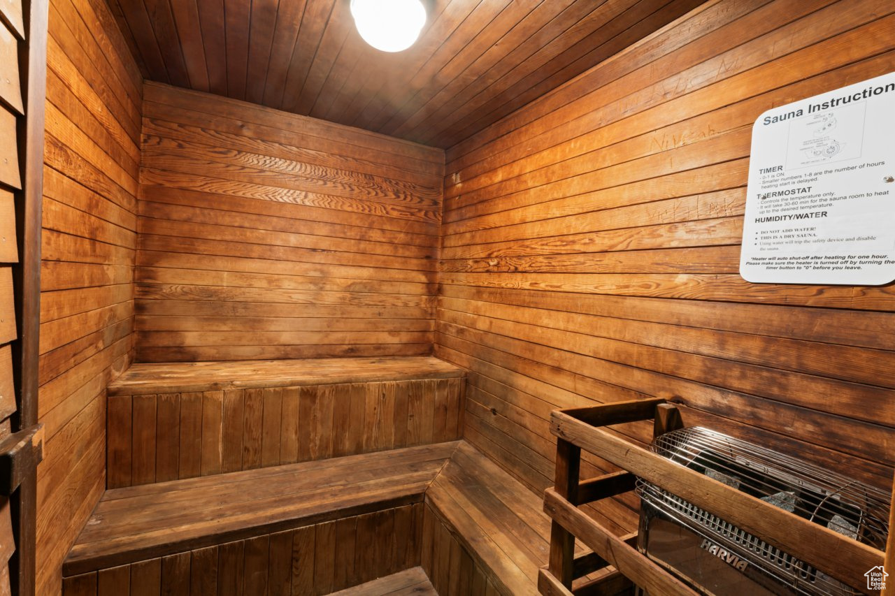 View of sauna