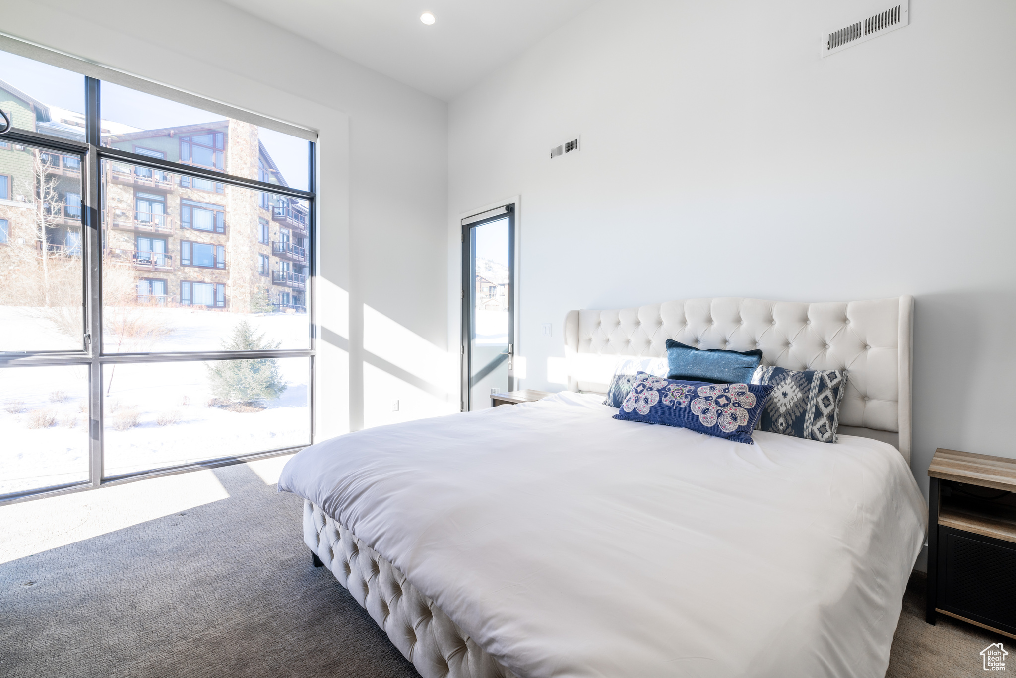 Bedroom featuring carpet floors