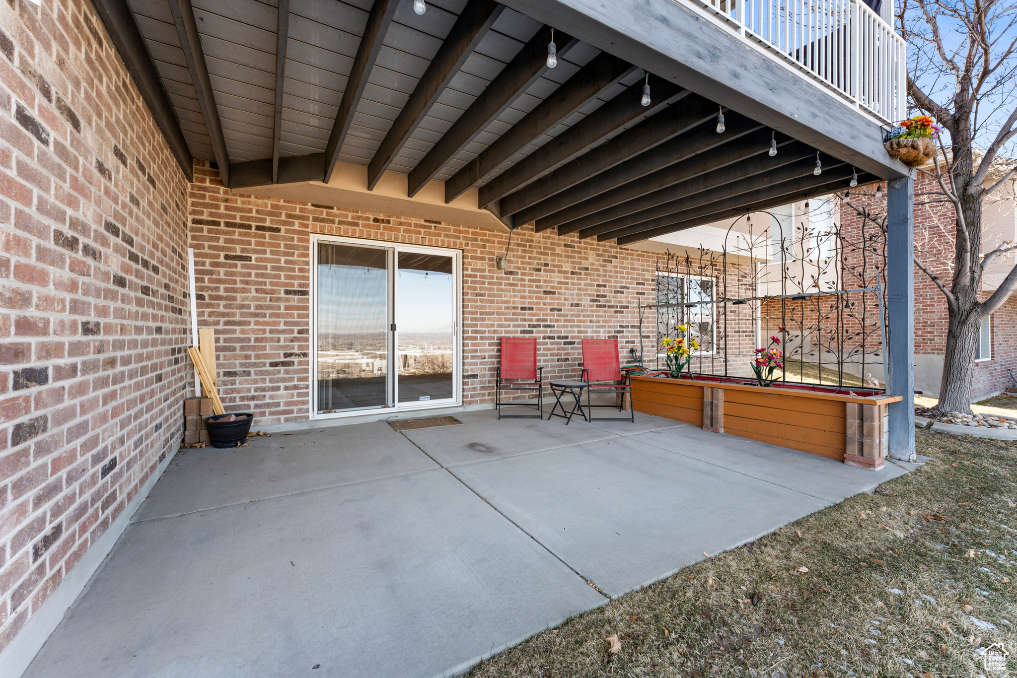 View of patio