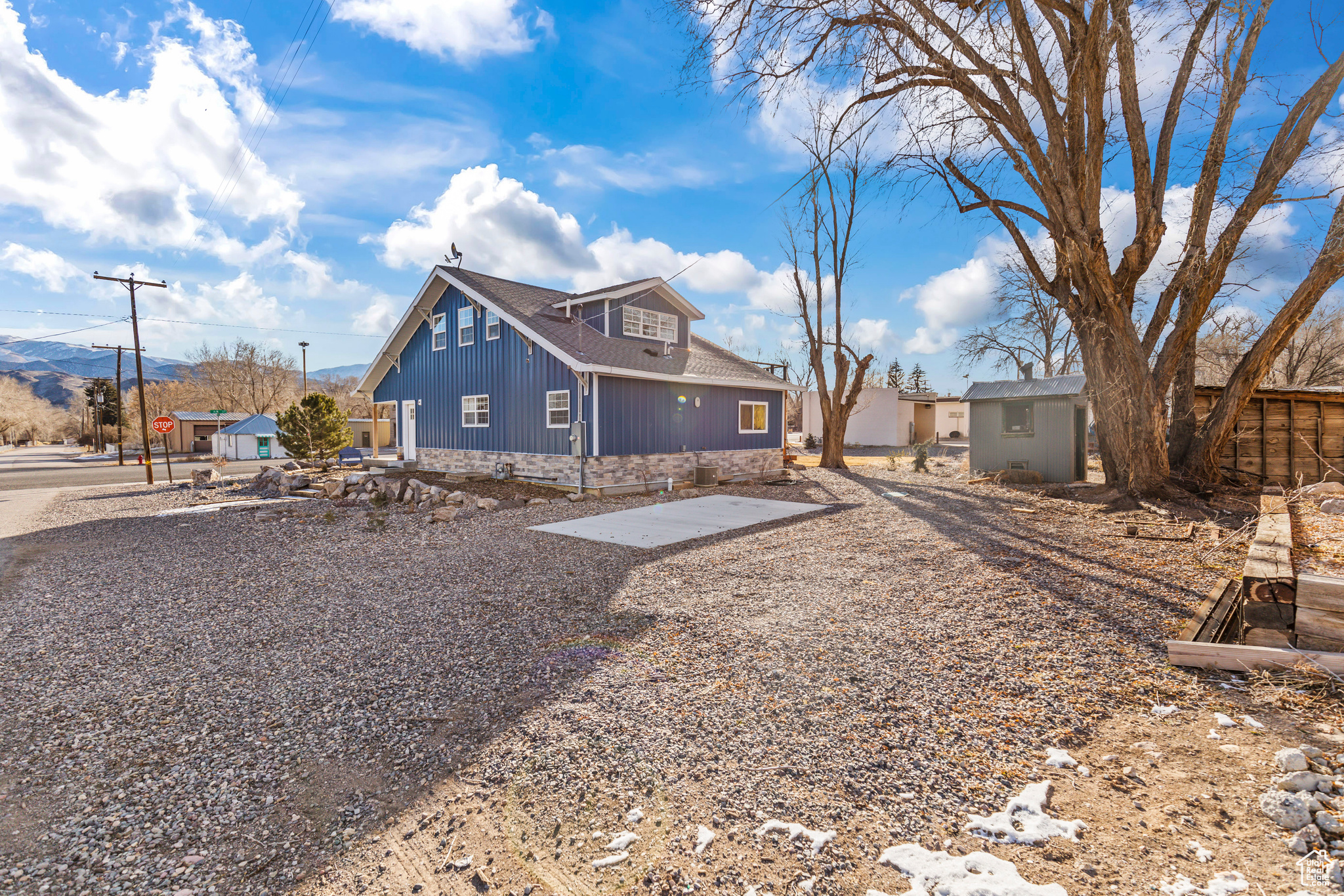 View of rear view of house