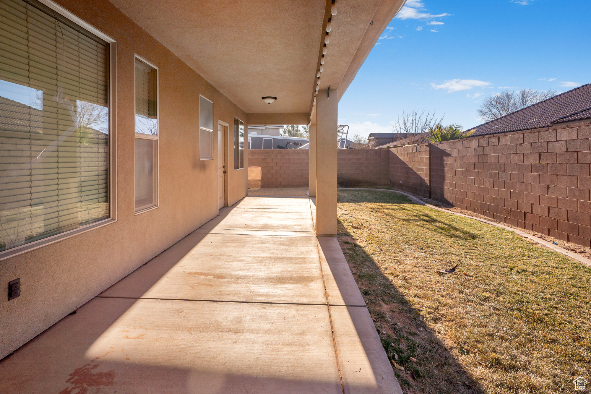 Exterior space featuring a patio area