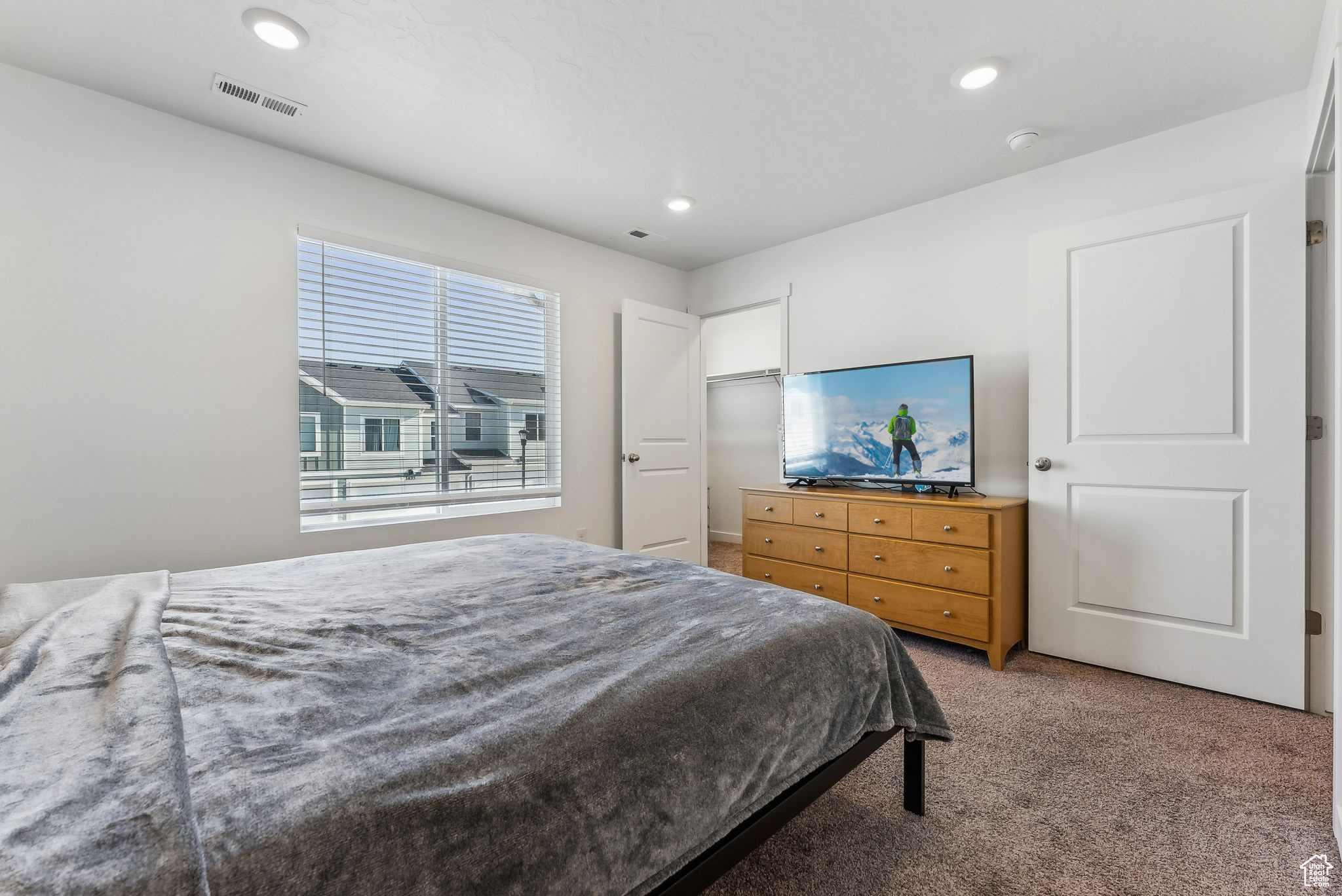 Bedroom featuring carpet flooring