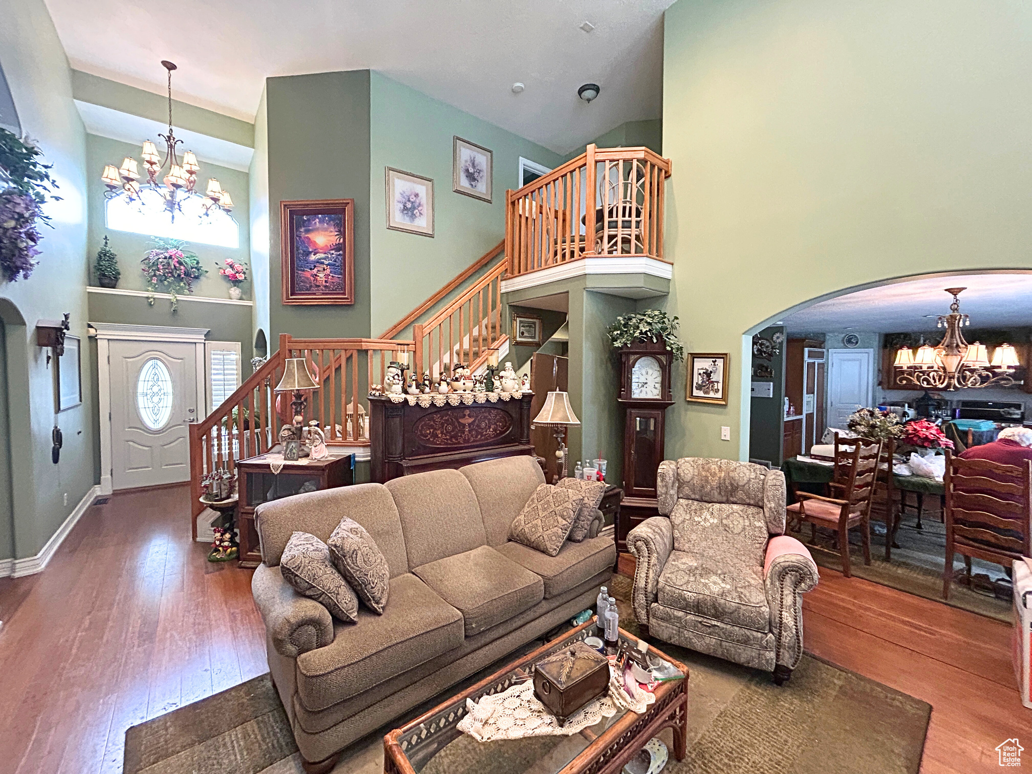 Front door into main living room.