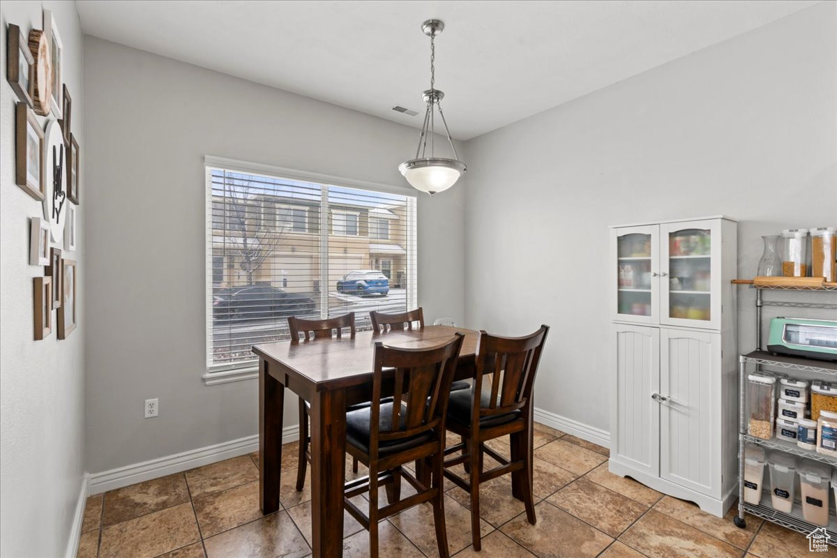 View of dining room