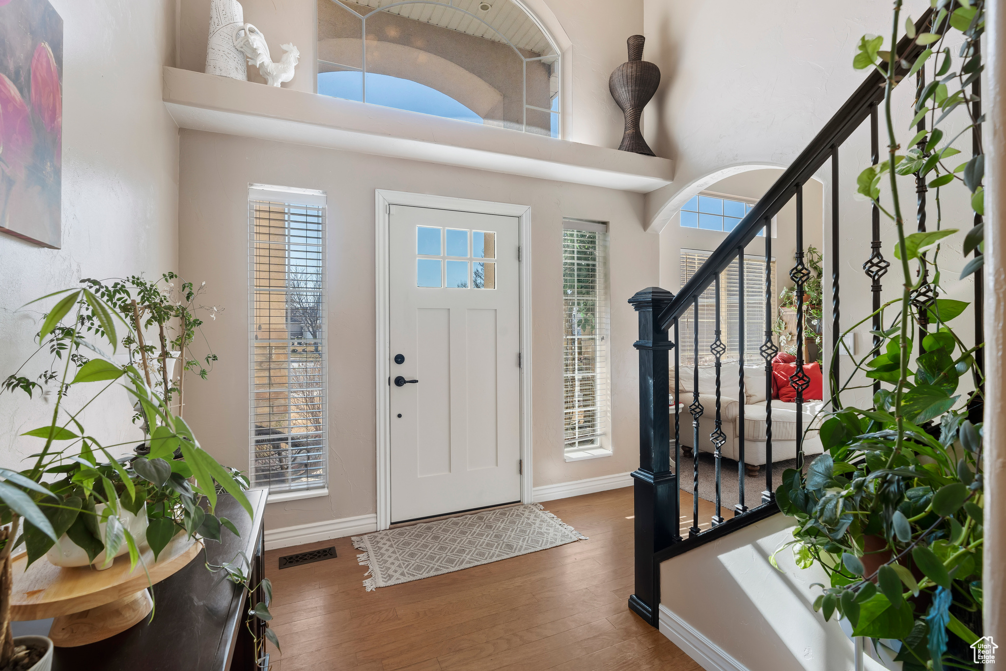 Imagine your friends entering your home through this beautiful entryway.