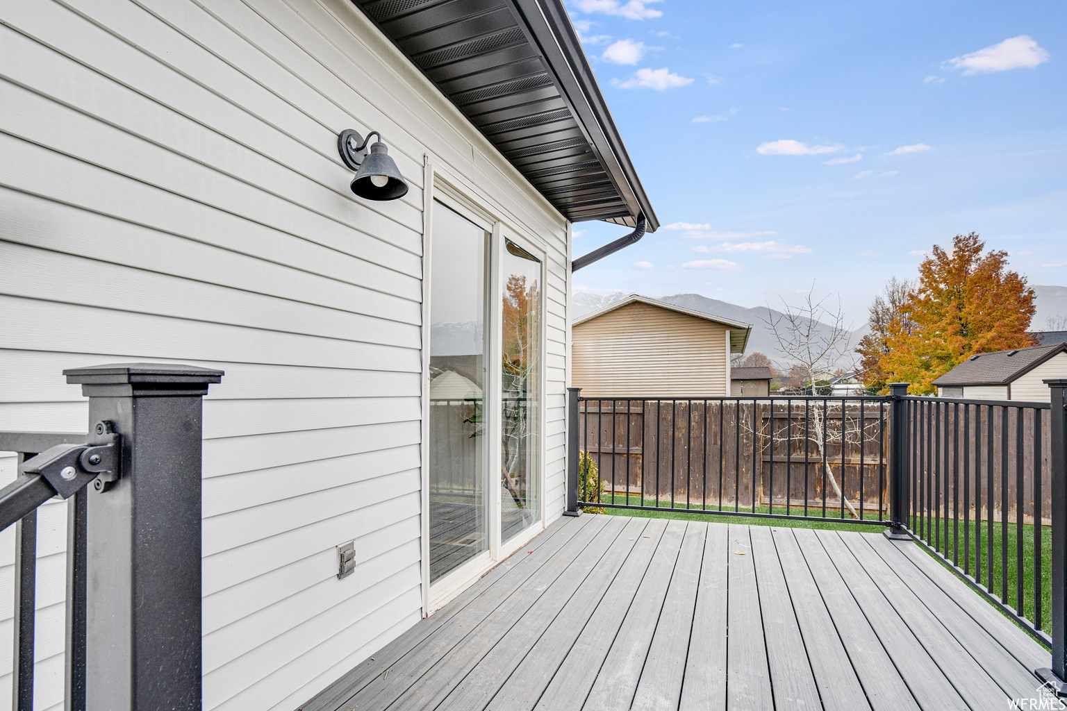 View of deck