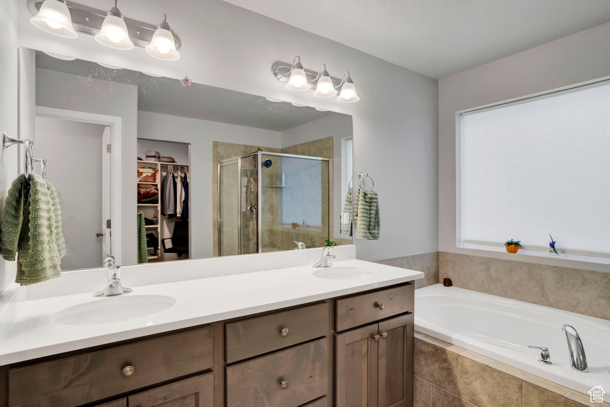 Primary Bathroom with Double Sinks