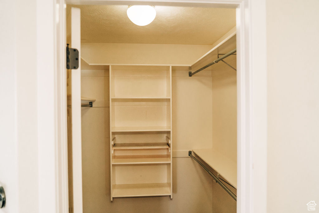 View of spacious closet